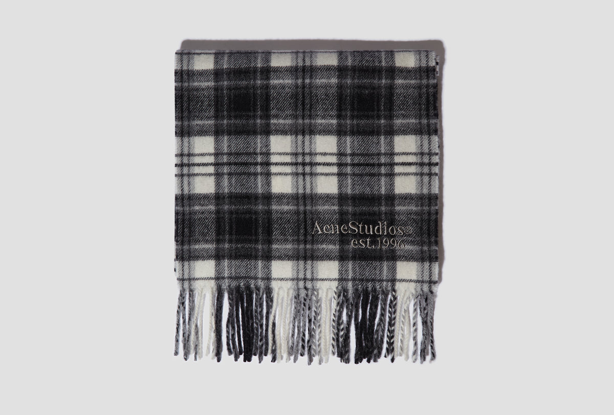 CANADA CASHMERE CHECK GRS CA0438 Black