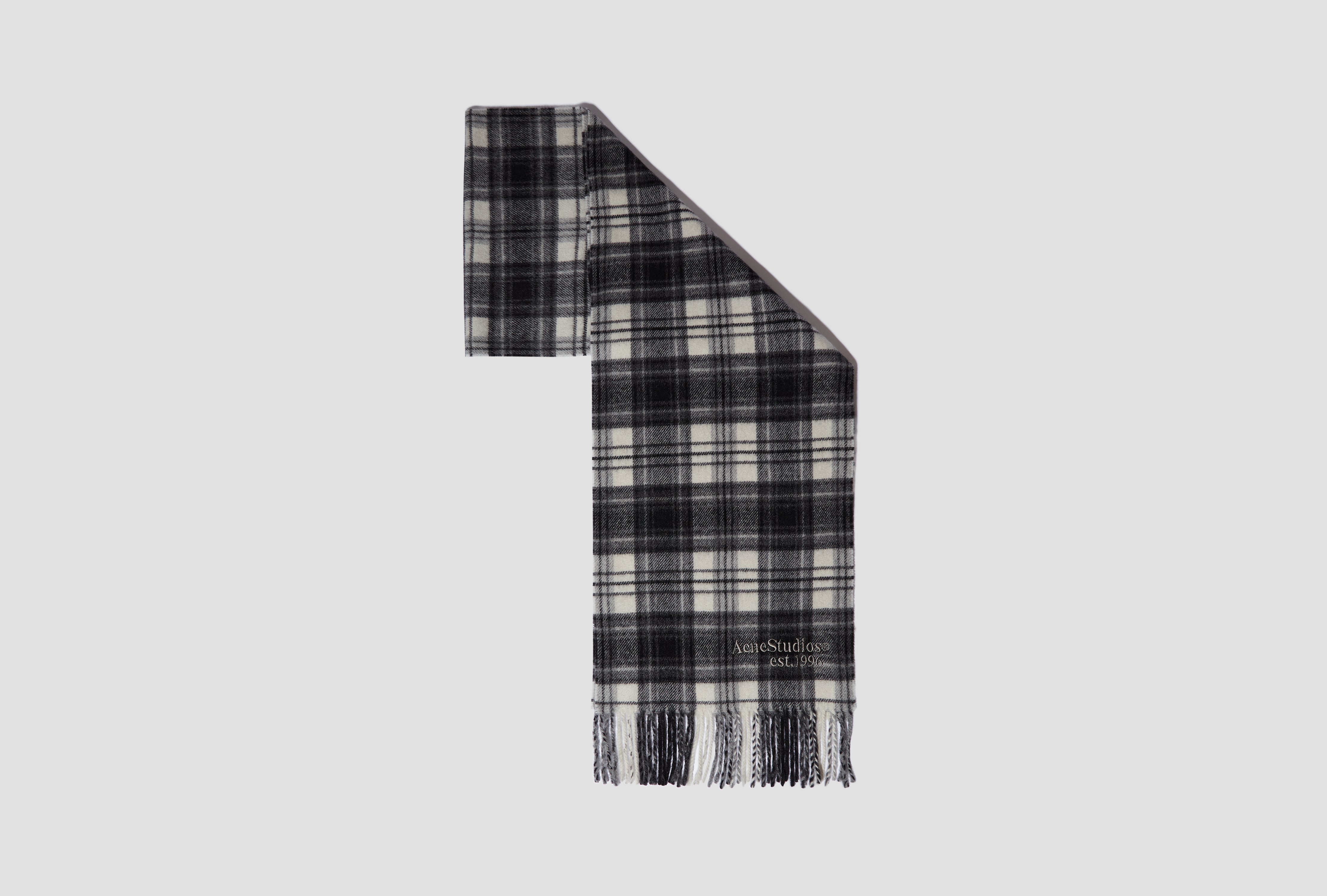 CANADA CASHMERE CHECK GRS CA0438 Black