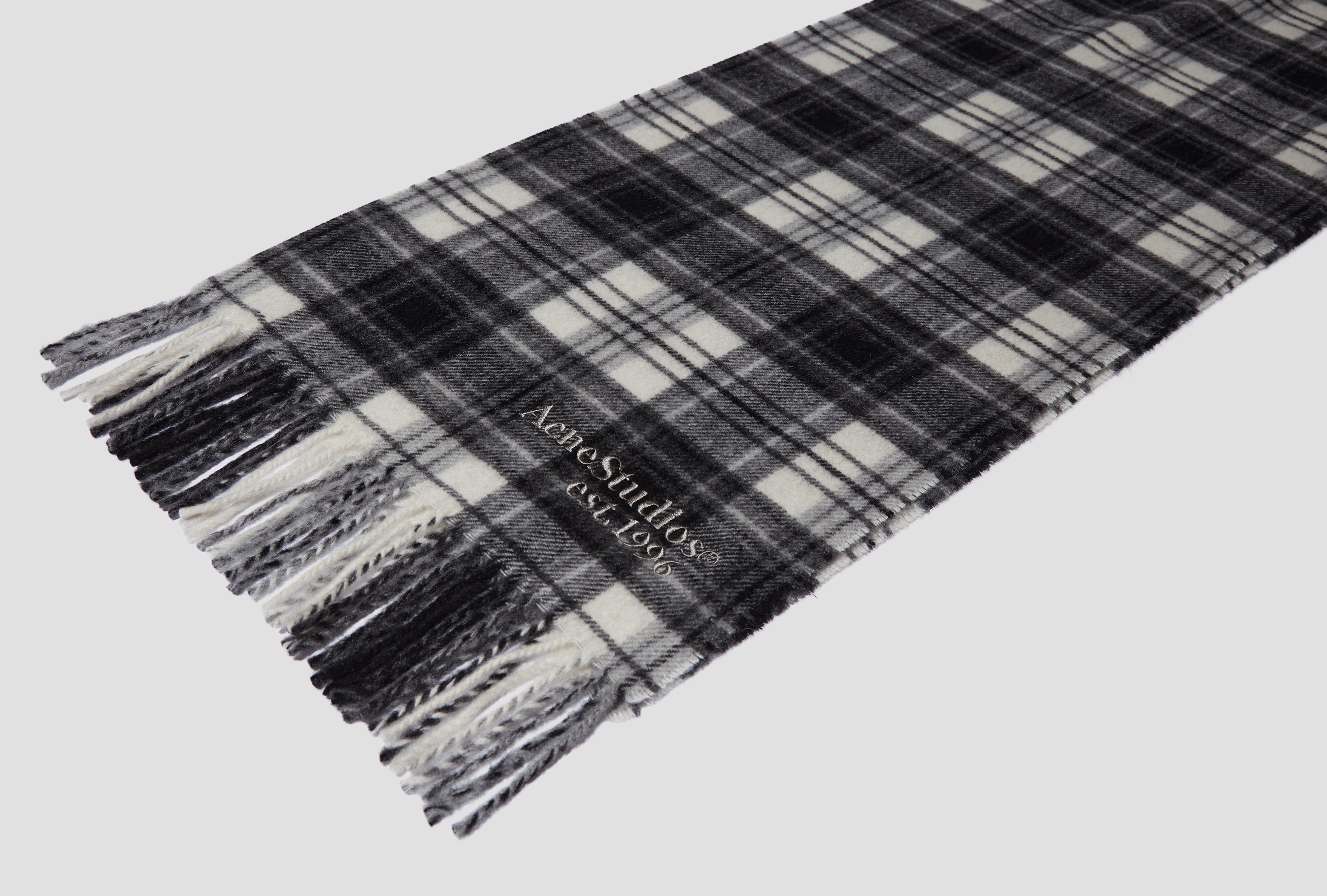 CANADA CASHMERE CHECK GRS CA0438 Black