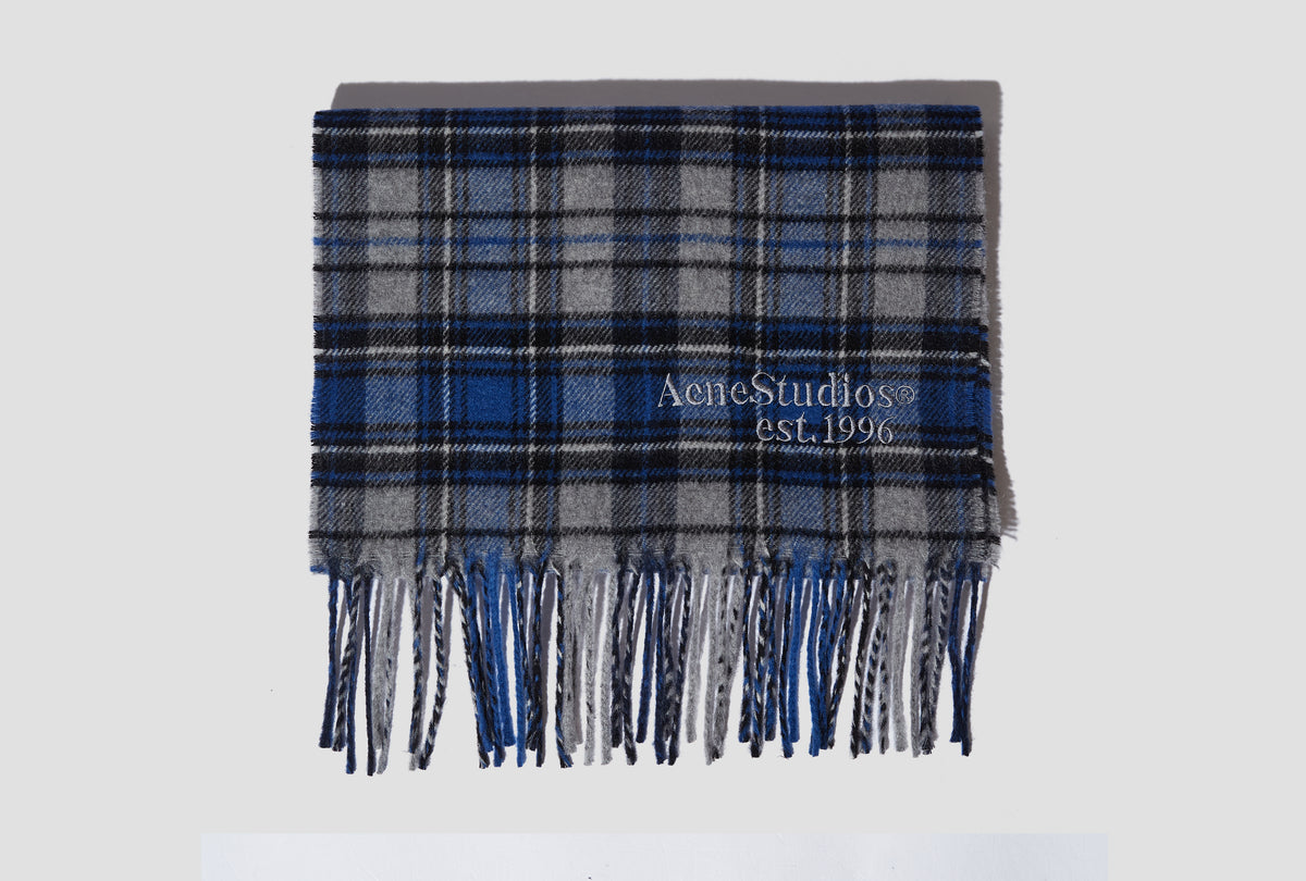 CANADA CASHMERE CHECK GRS CA0438 Blue