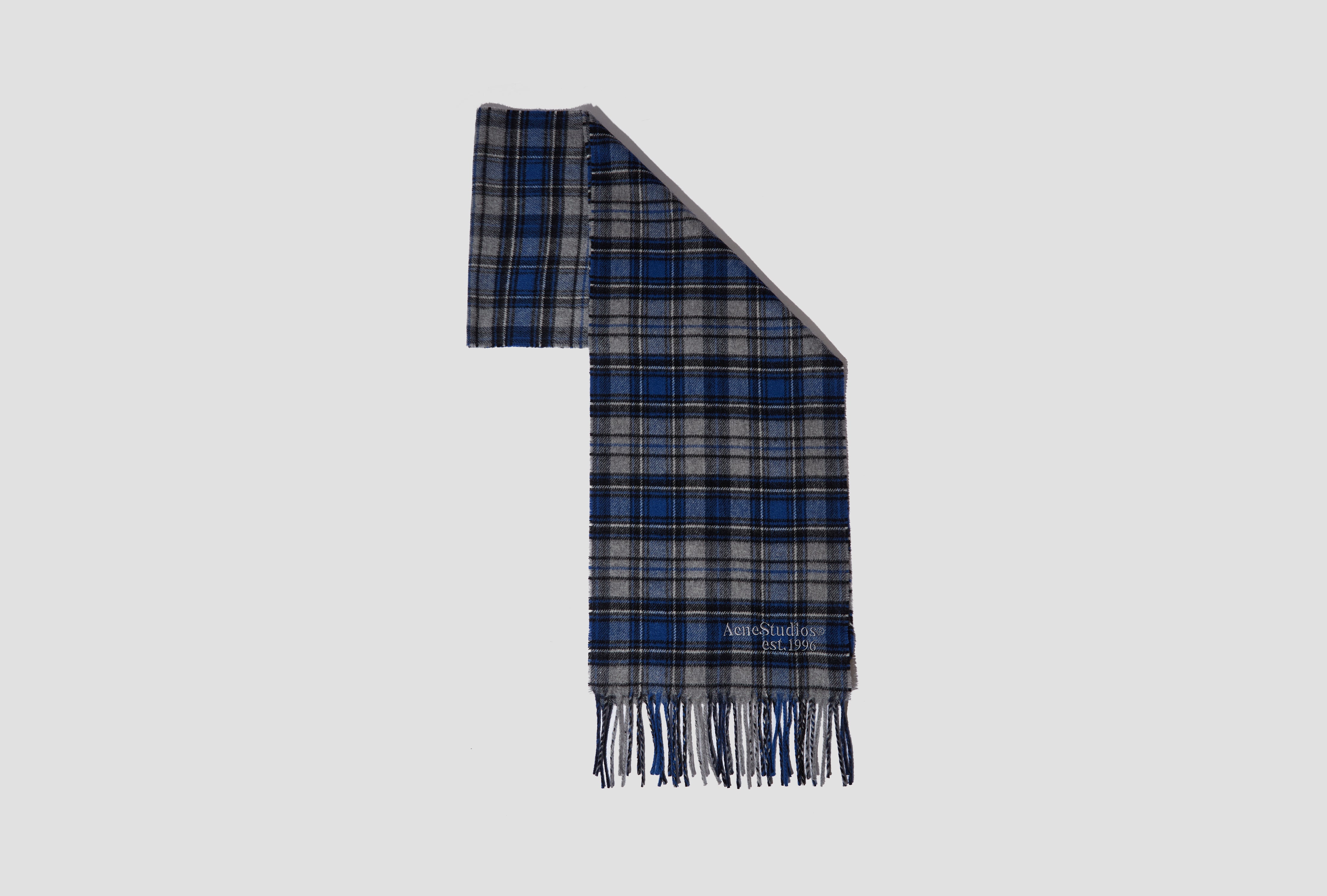 CANADA CASHMERE CHECK GRS CA0438 Blue