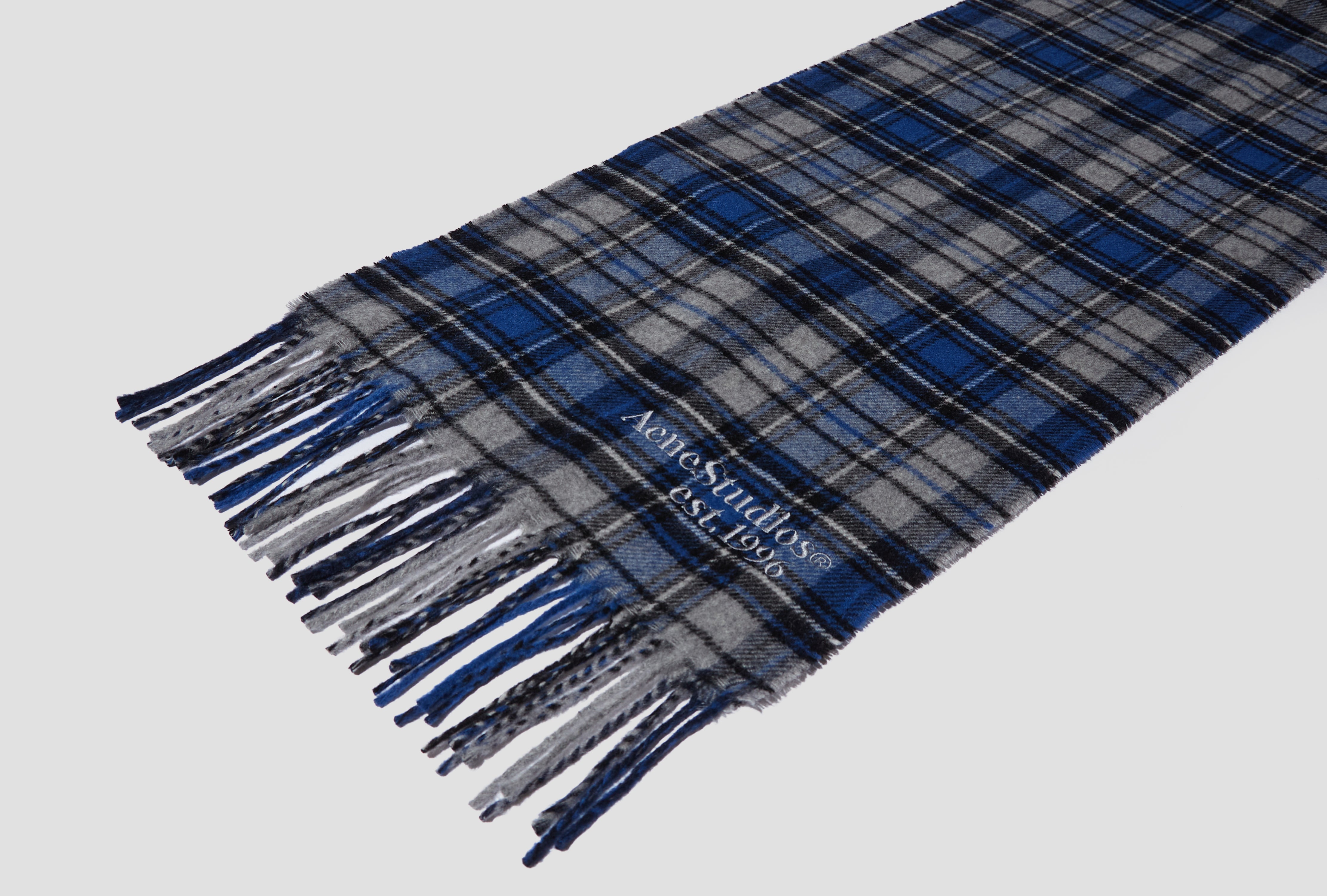 CANADA CASHMERE CHECK GRS CA0438 Blue