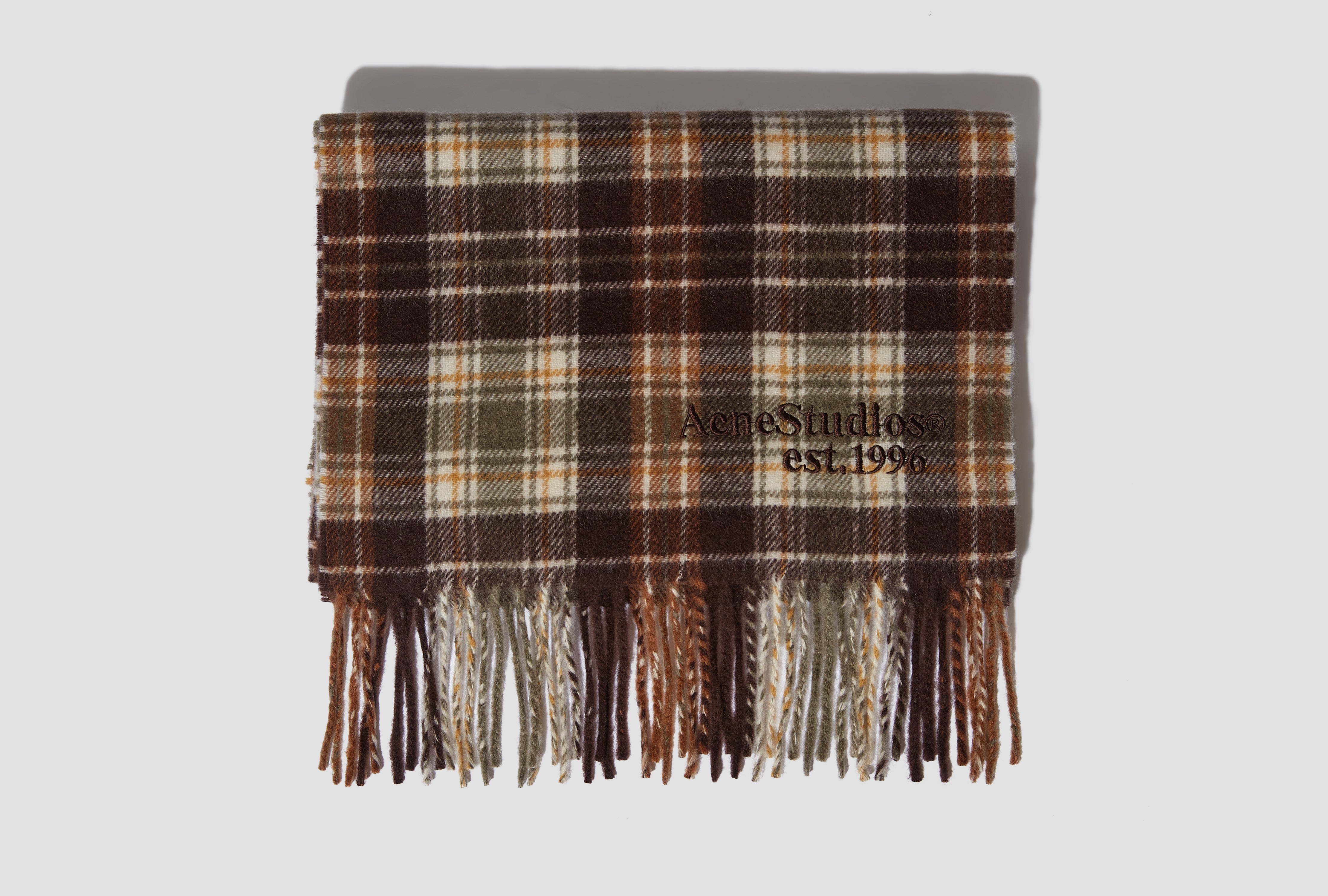 CANADA CASHMERE CHECK GRS CA0438 Dark brown