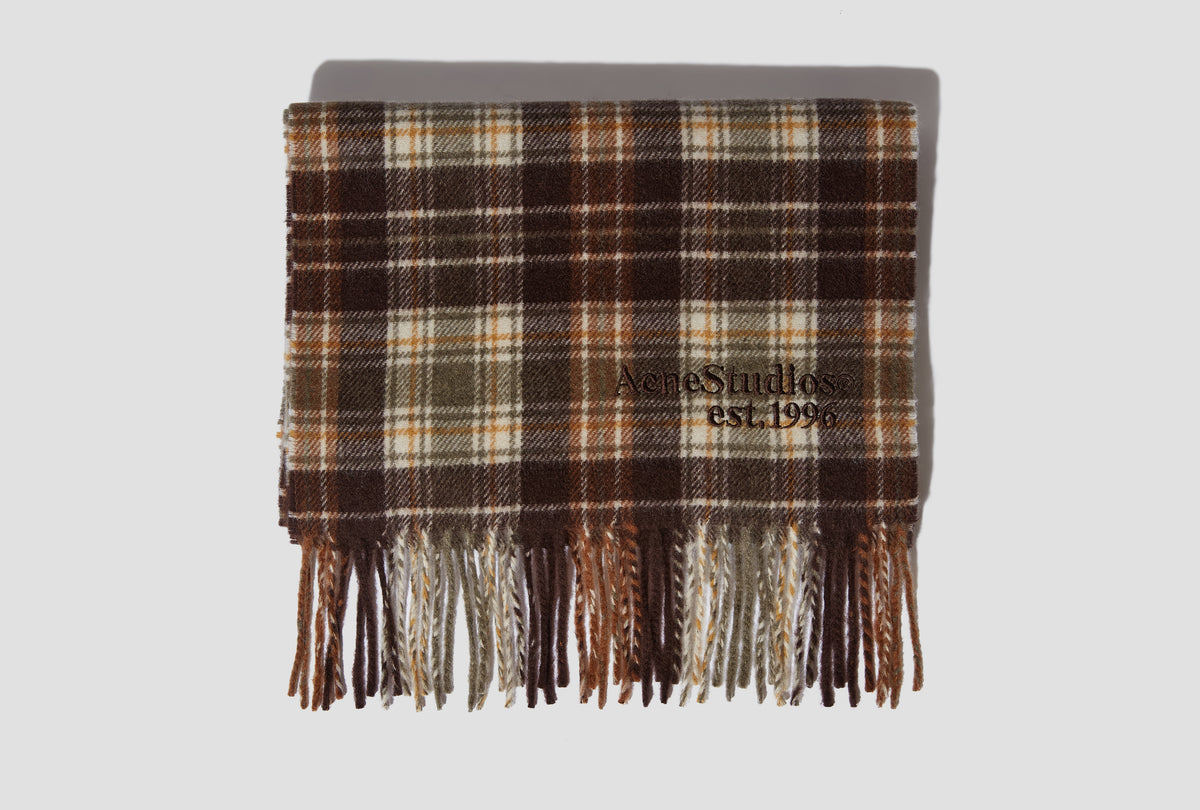 CANADA CASHMERE CHECK GRS CA0438 Dark brown