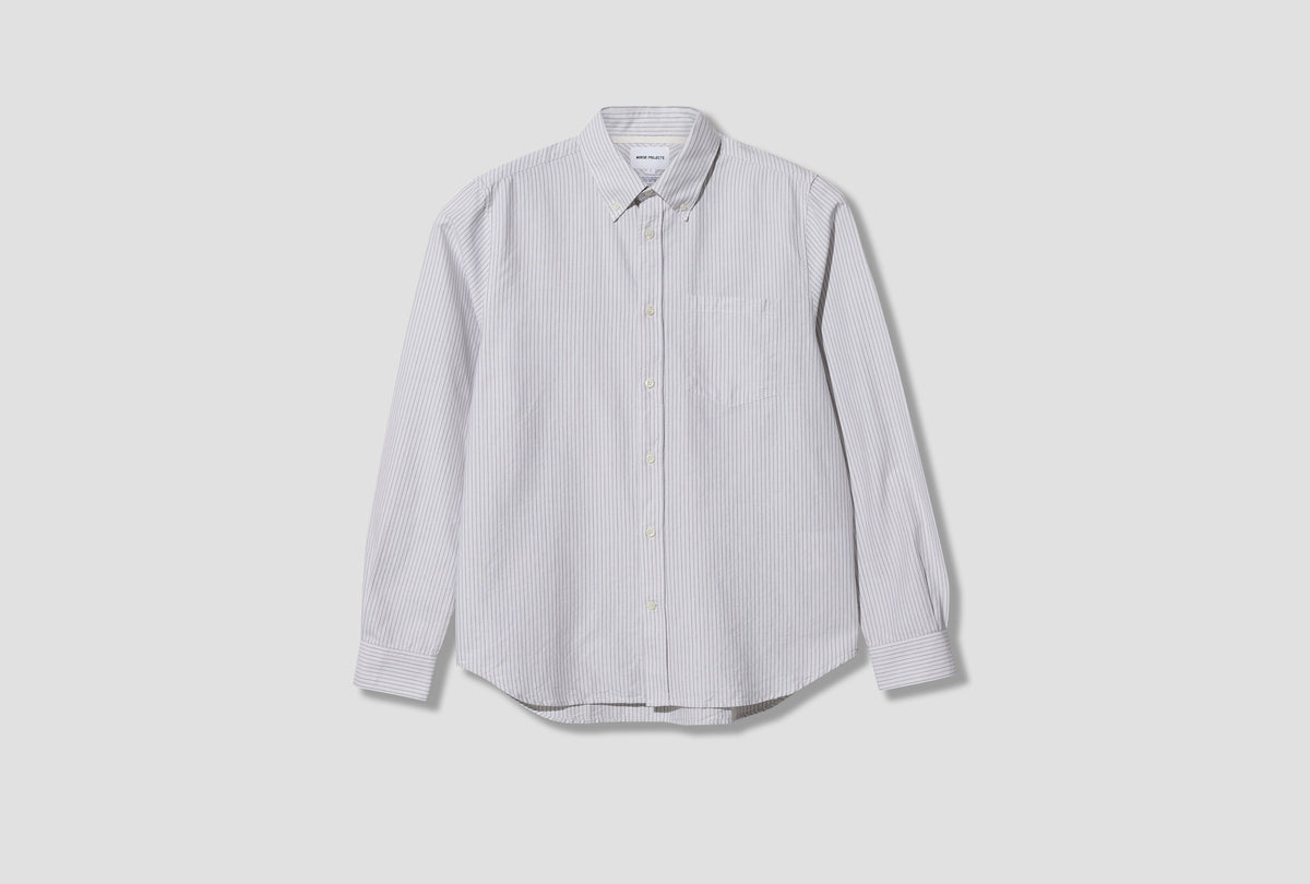 LYNGKROG REGULAR OXFORD BD SHIRT N40-0906 Blue