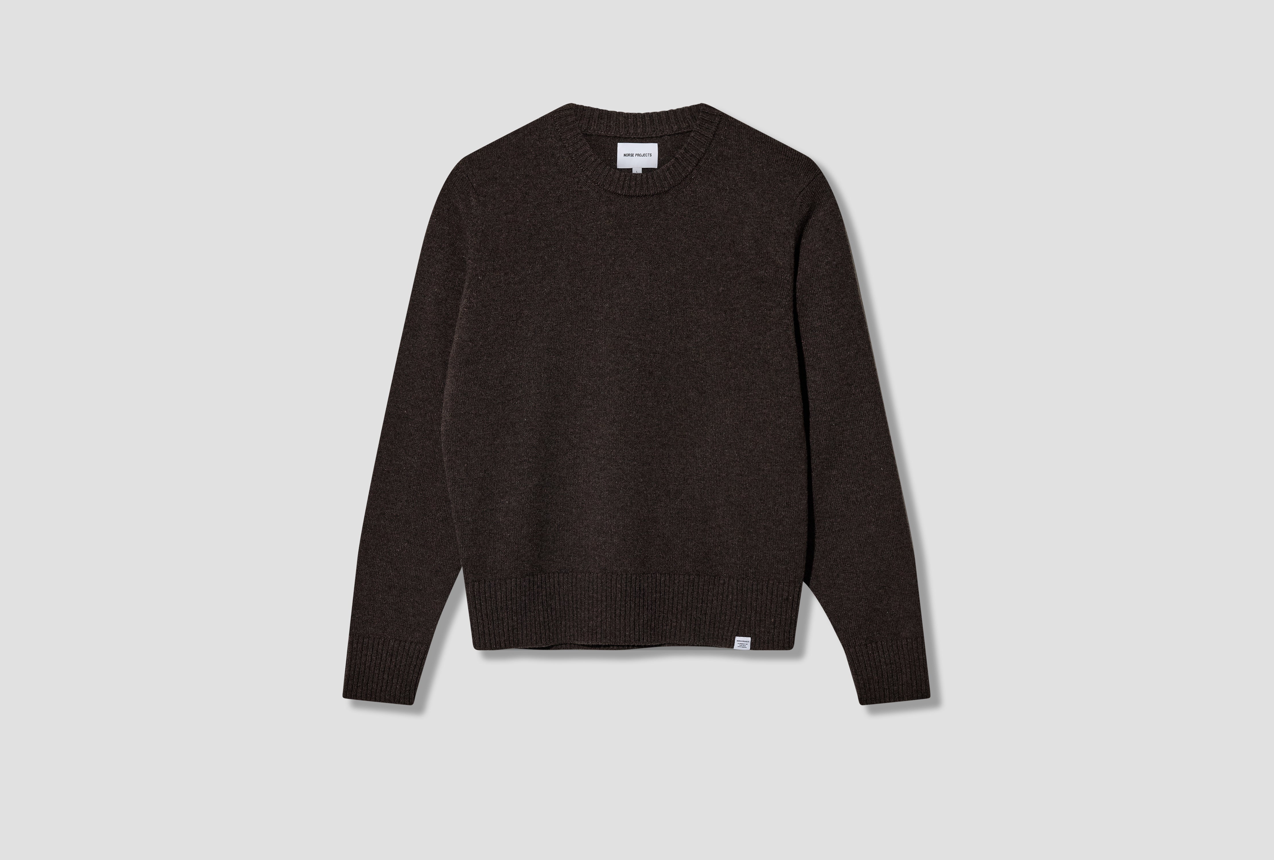 STENSMARK LAMBSWOOL SWEATER N45-0700 Brown