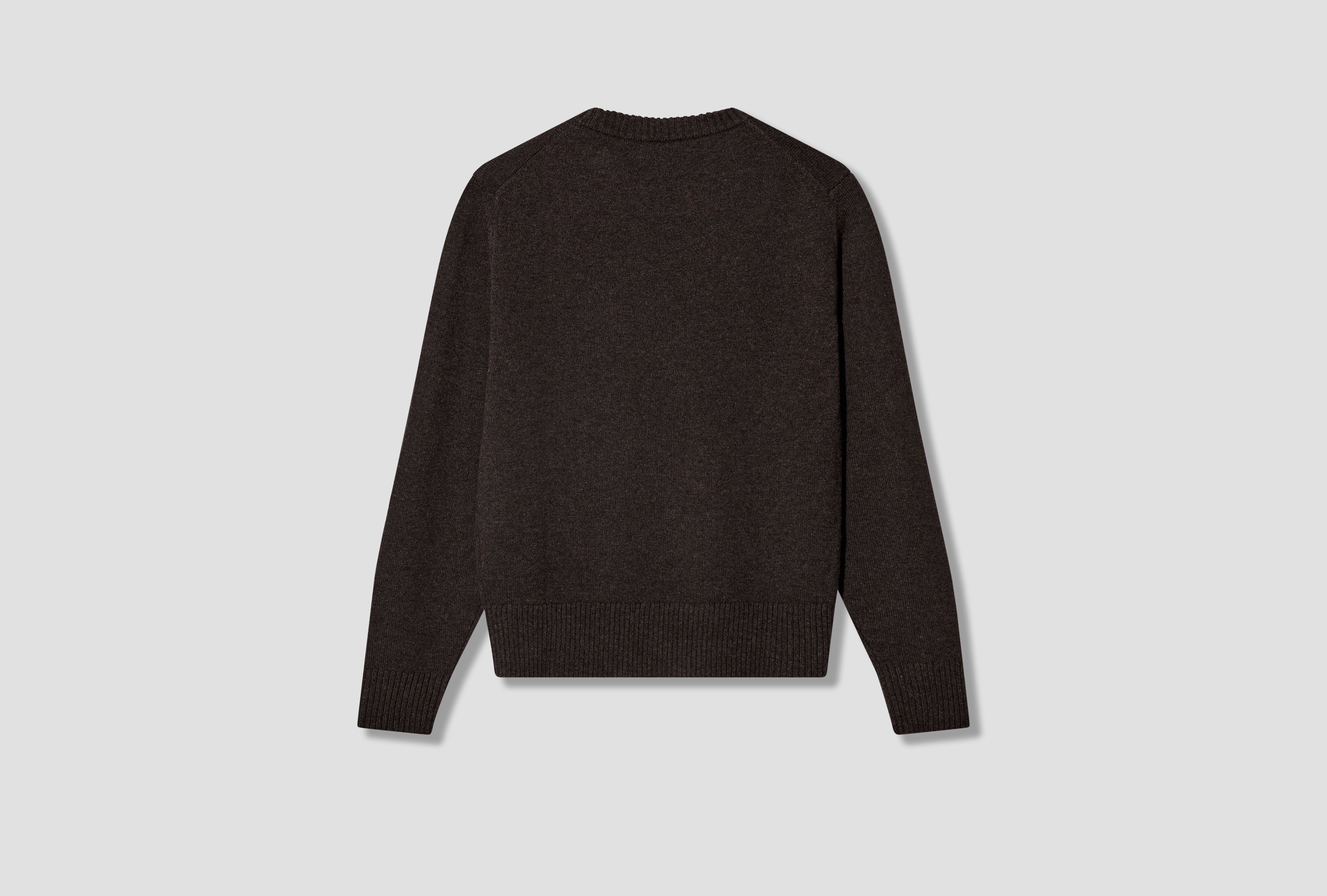 STENSMARK LAMBSWOOL SWEATER N45-0700 Brown