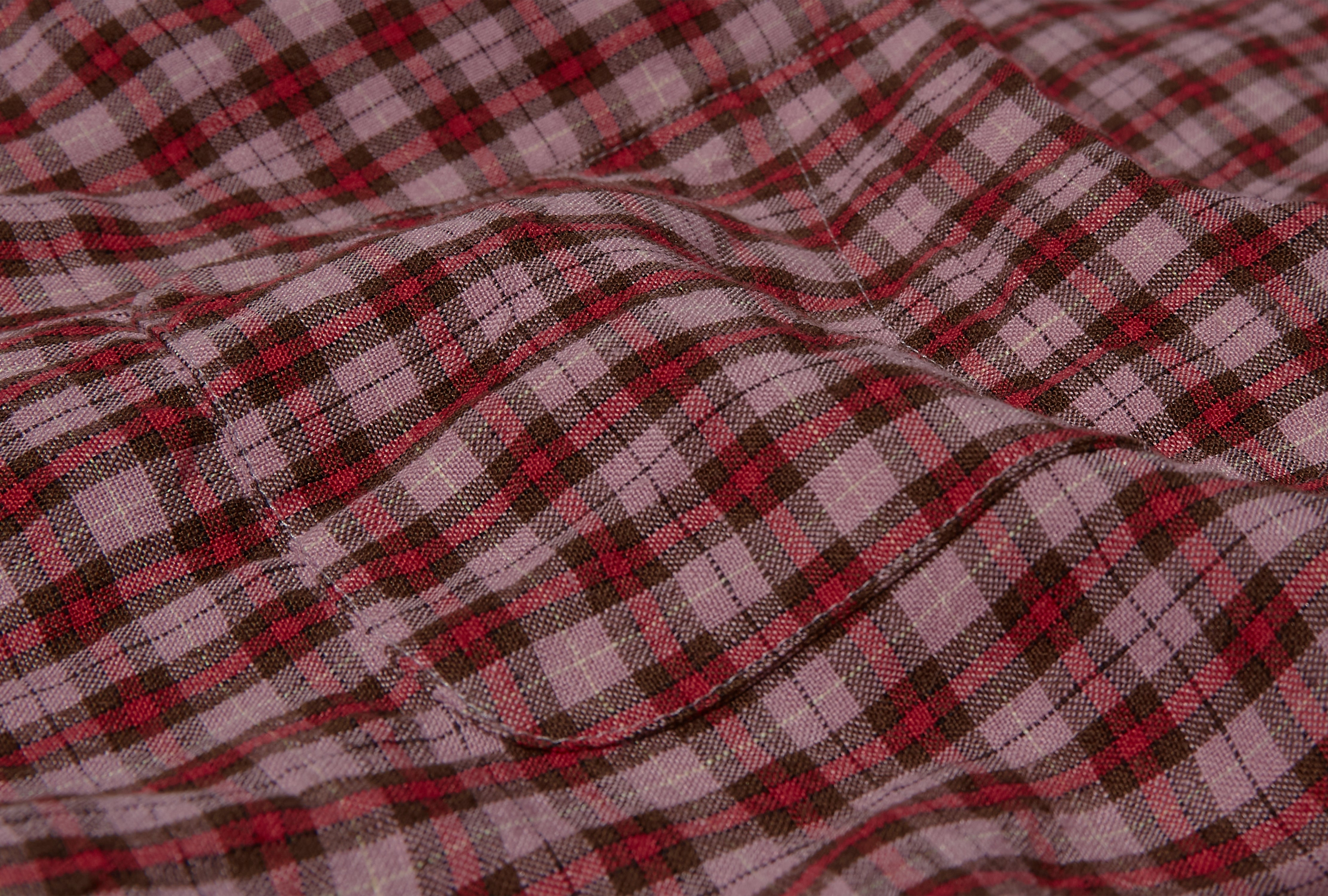 RELAXED FARMER SHIRT - DISHCLOTH LINEN / SUNRISE AW-026-009