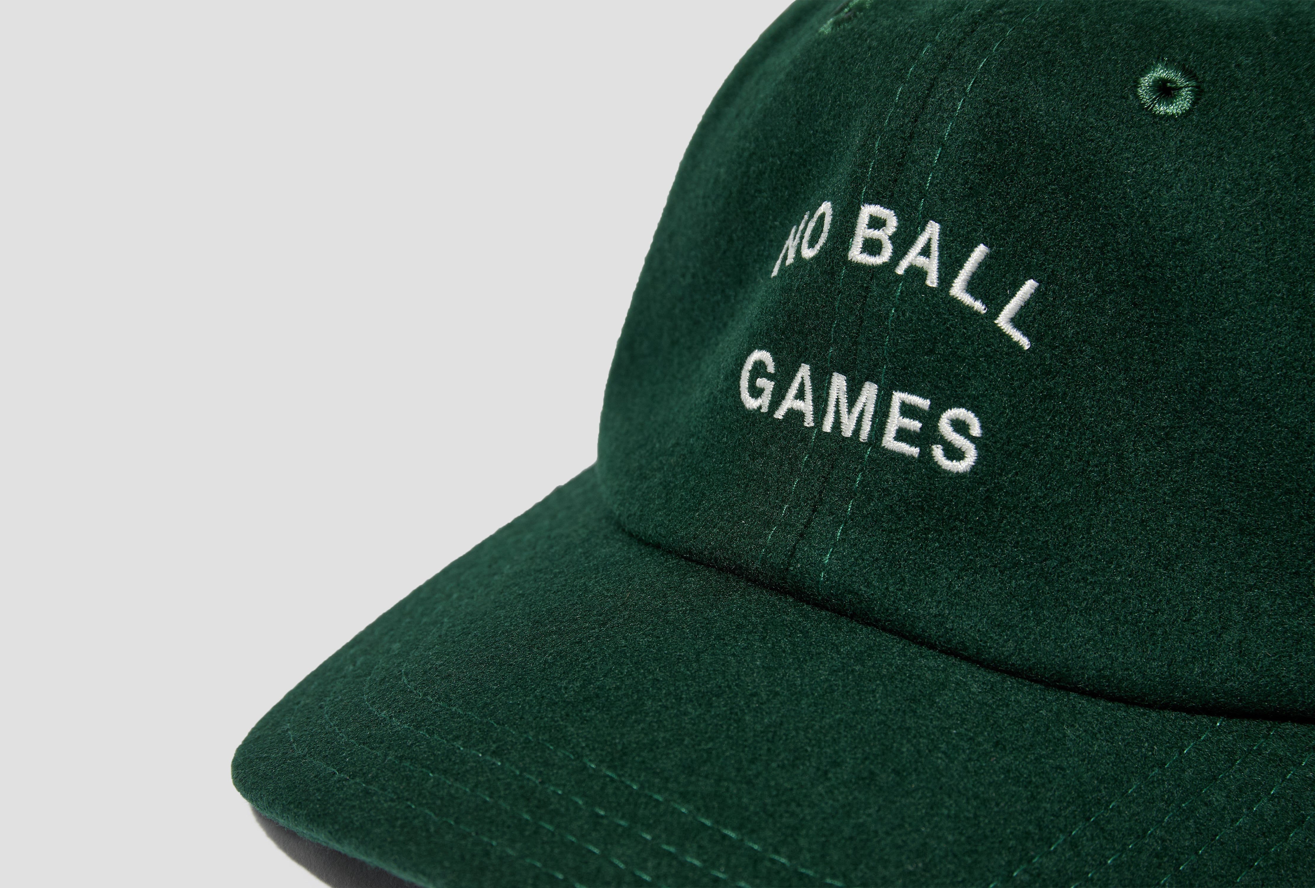 NO BALL GAMES MERINO BASEBALL CAP DR1AG2 26701-02 Green
