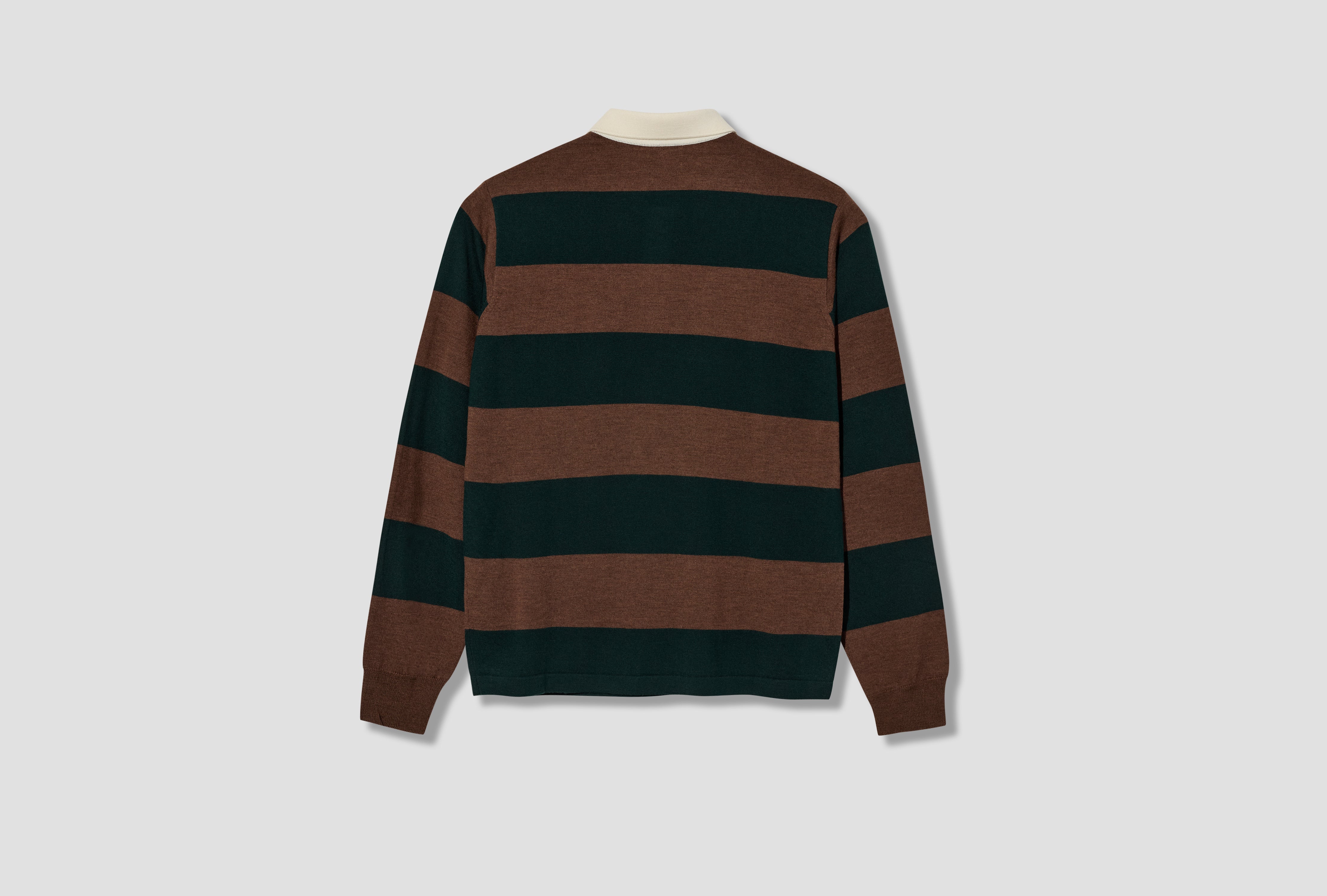 BLOCK STRIPE KNITTED RUGBY DR2A3H 26630-02 Green