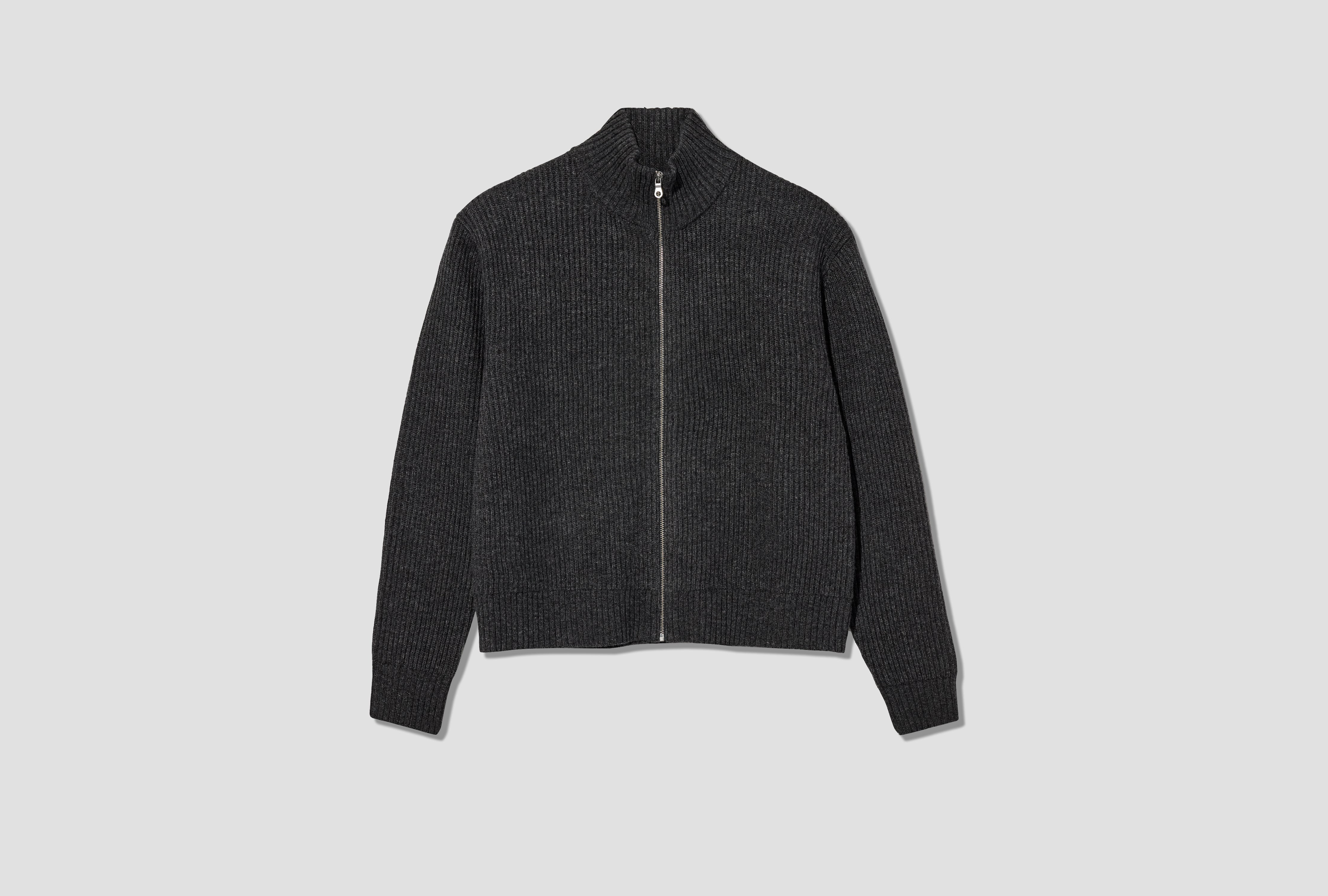 SHRUNK FULL ZIP - DRAINED 4-25K22 Charcoal