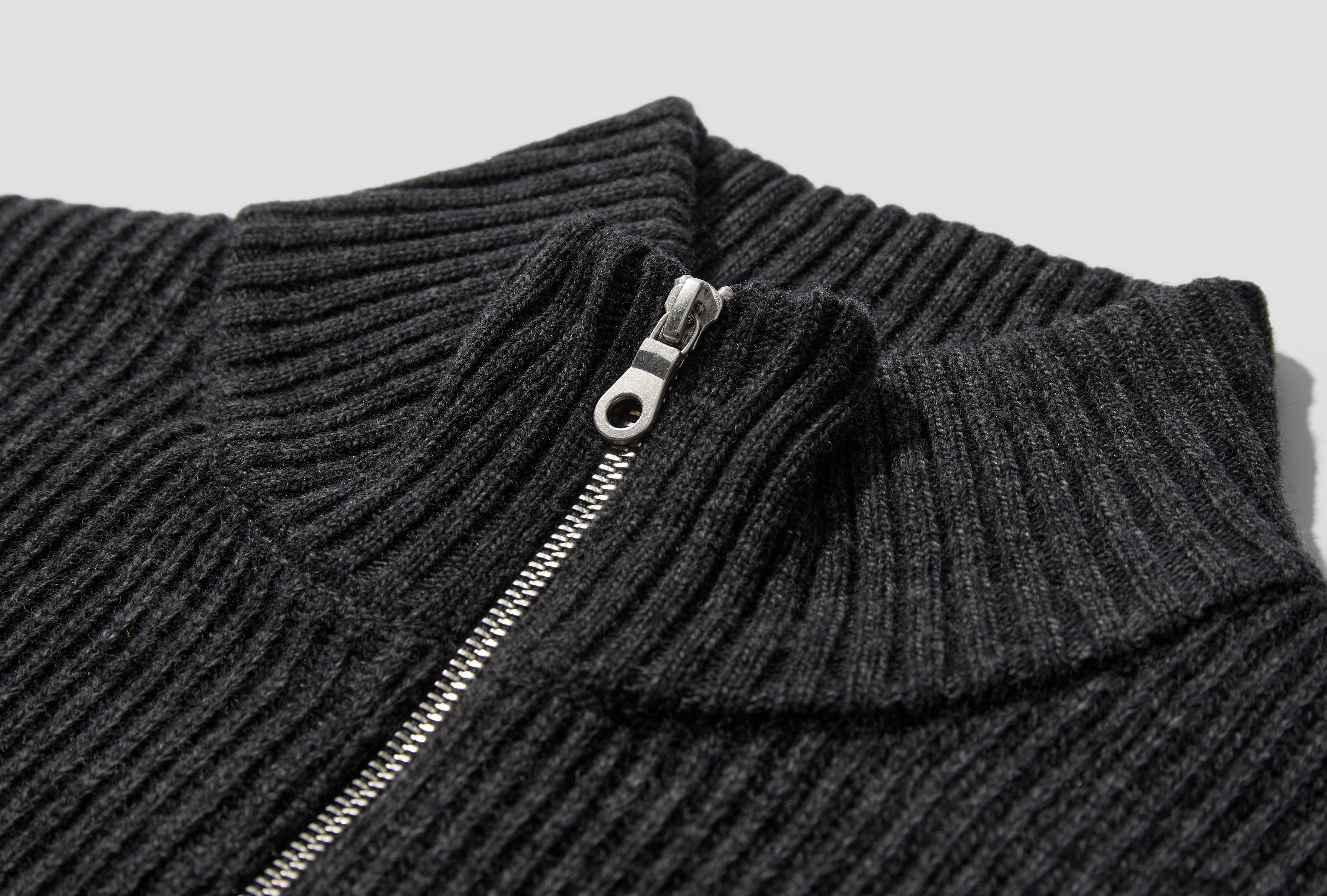 SHRUNK FULL ZIP - DRAINED 4-25K22 Charcoal
