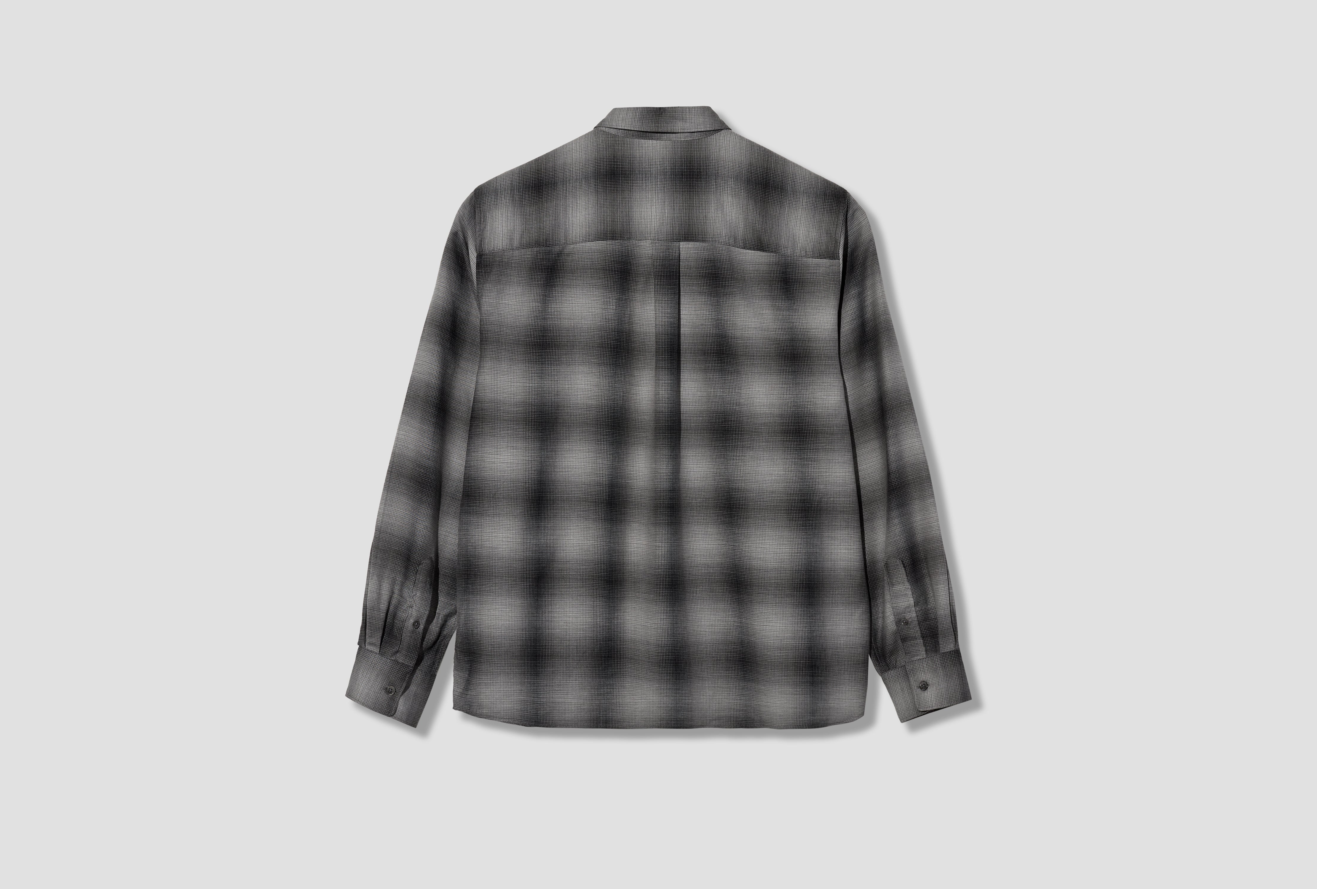 VOLUME SHIRT - CASH CHECK 3-95S12 Charcoal