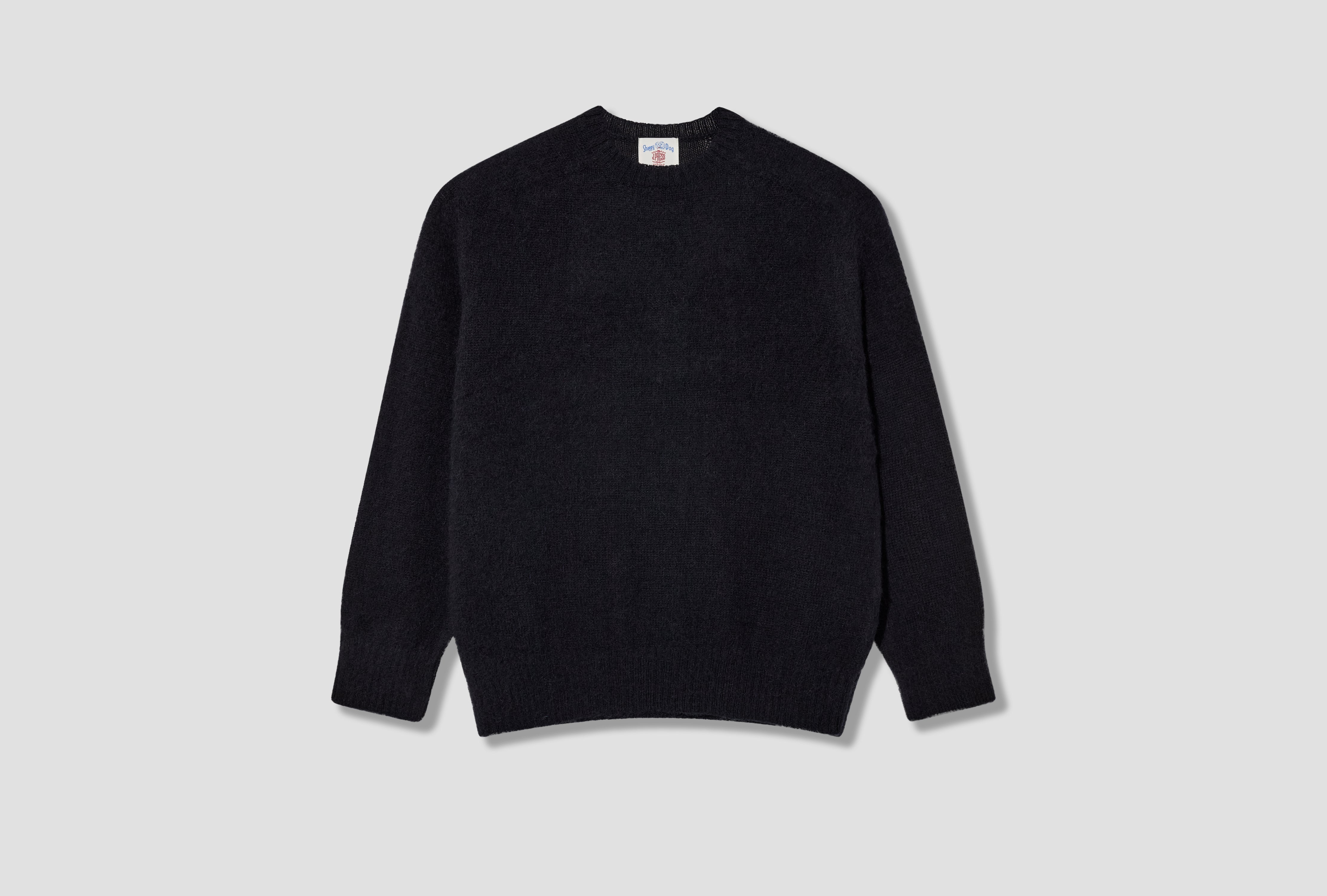 SADLE CREW NECK - SHAGGY DOG KR OA LW 0051 Navy