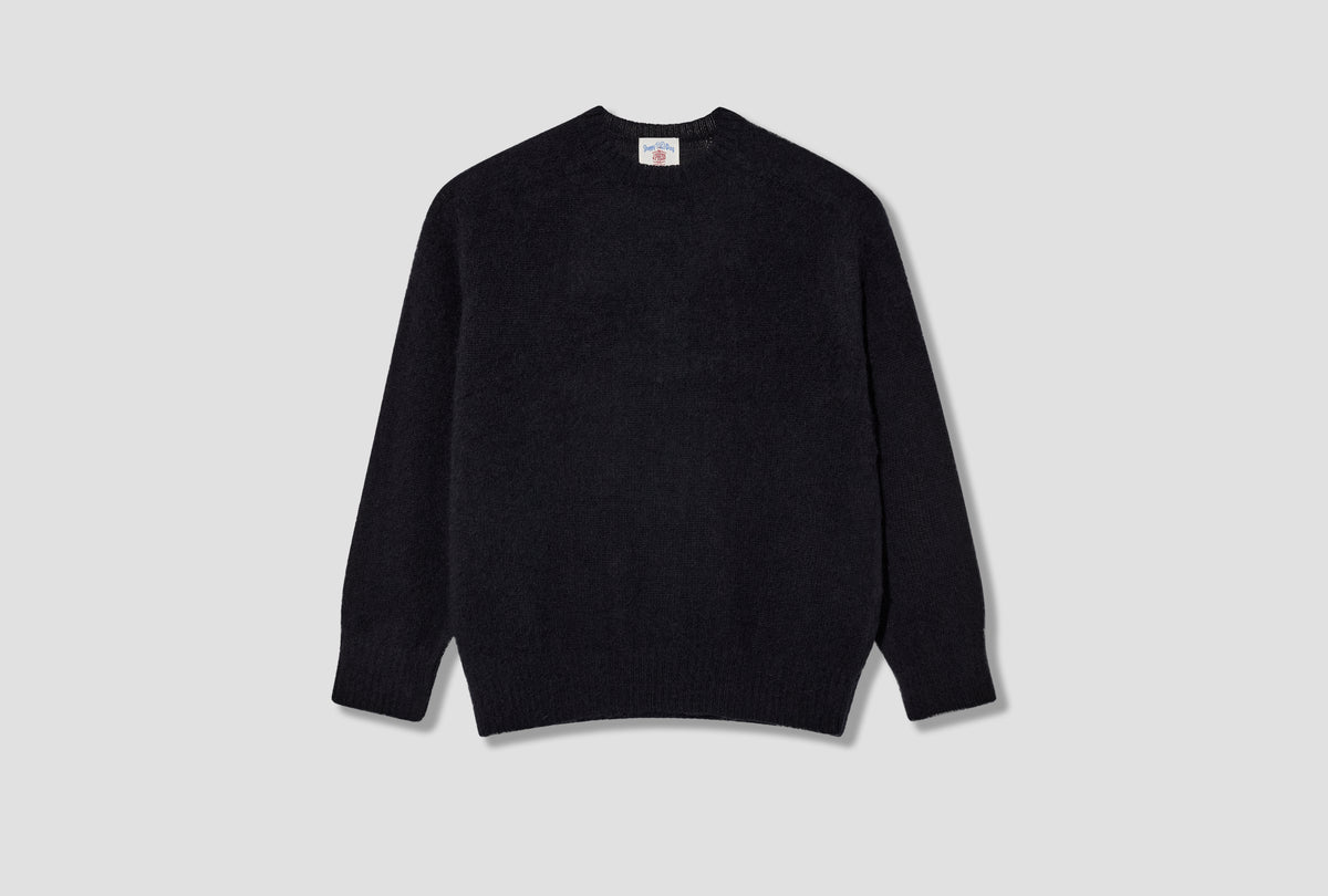 SADLE CREW NECK - SHAGGY DOG KR OA LW 0051 Navy