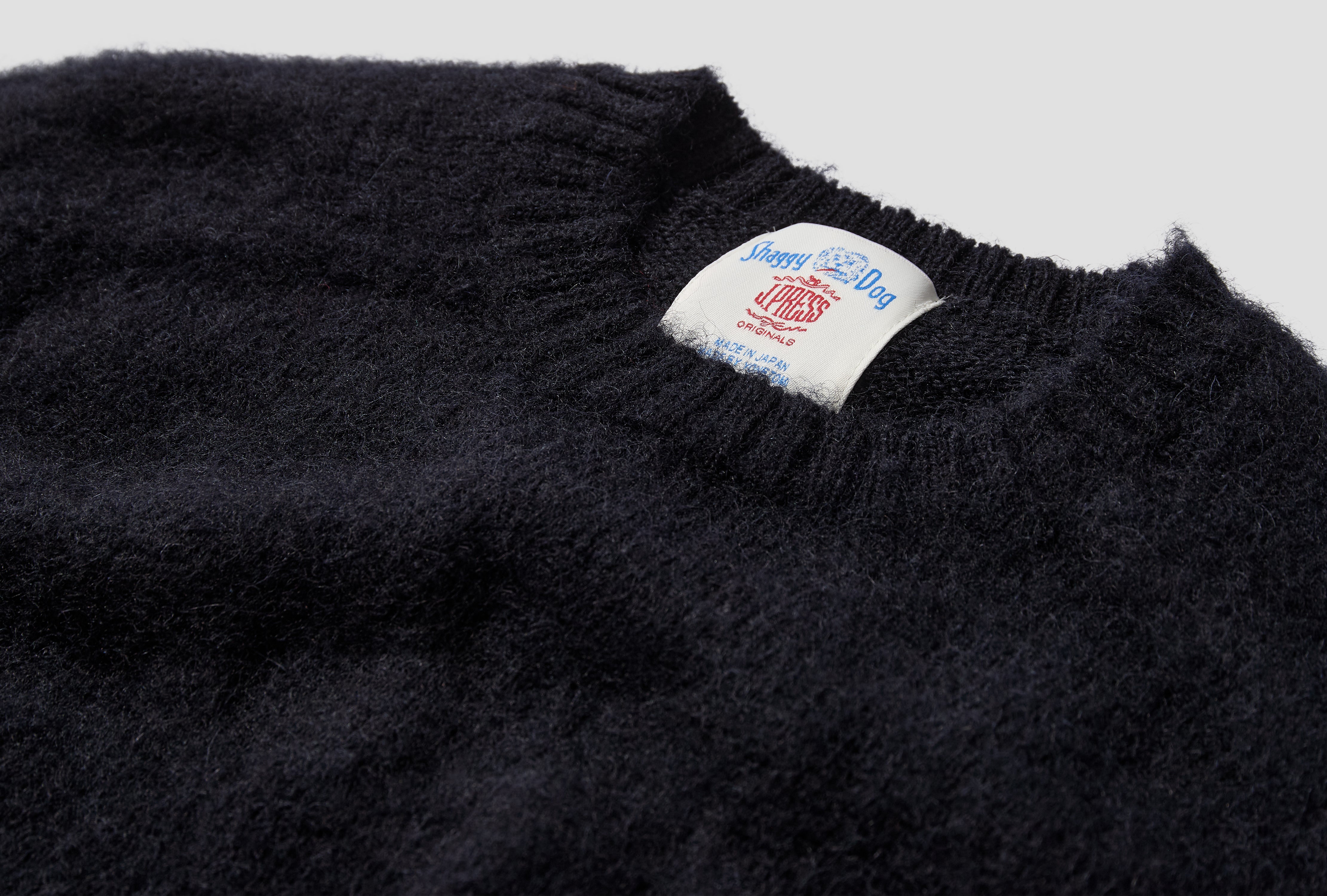 SADLE CREW NECK - SHAGGY DOG KR OA LW 0051 Navy