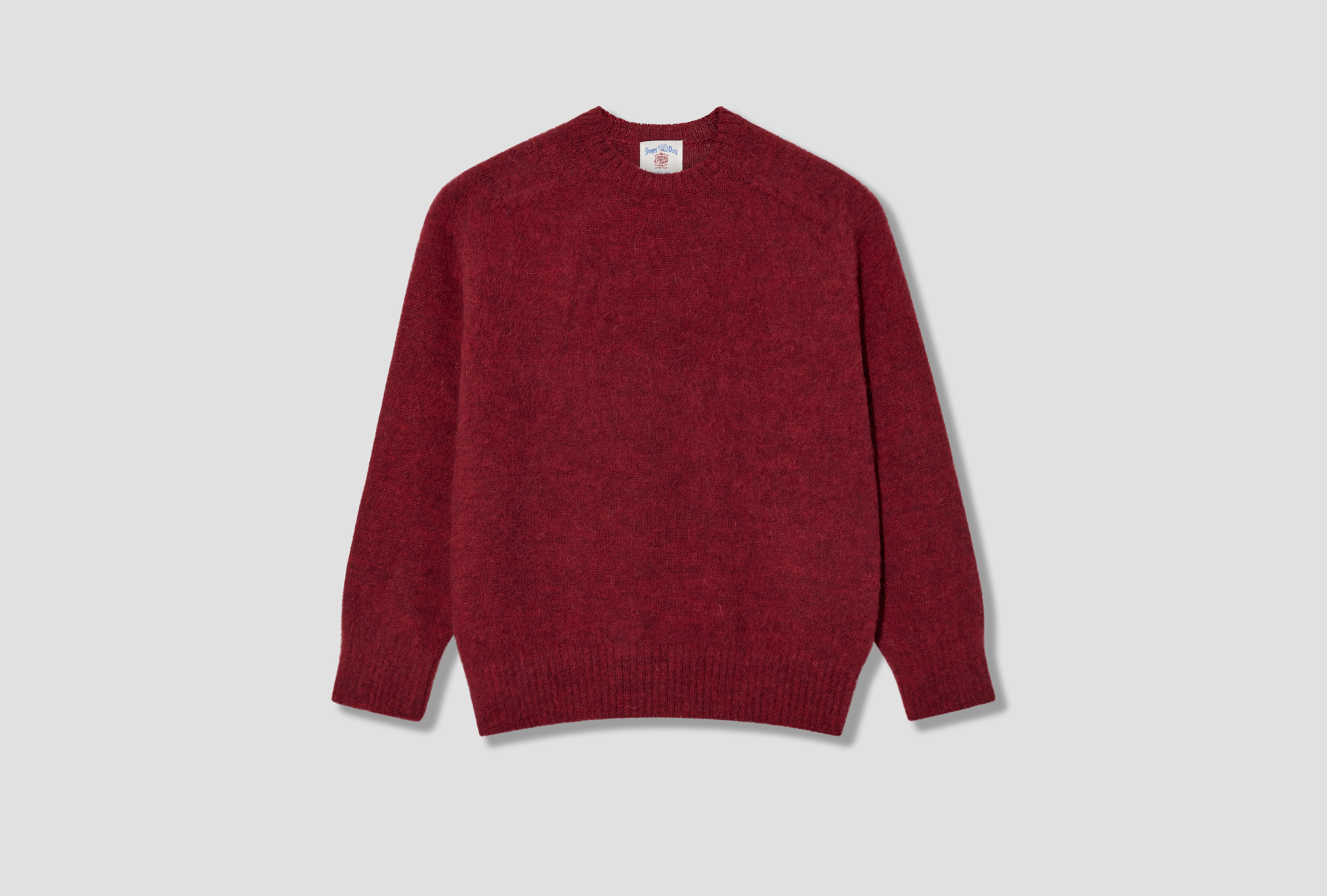 SADLE CREW NECK - SHAGGY DOG KR OA LW 0051 Red