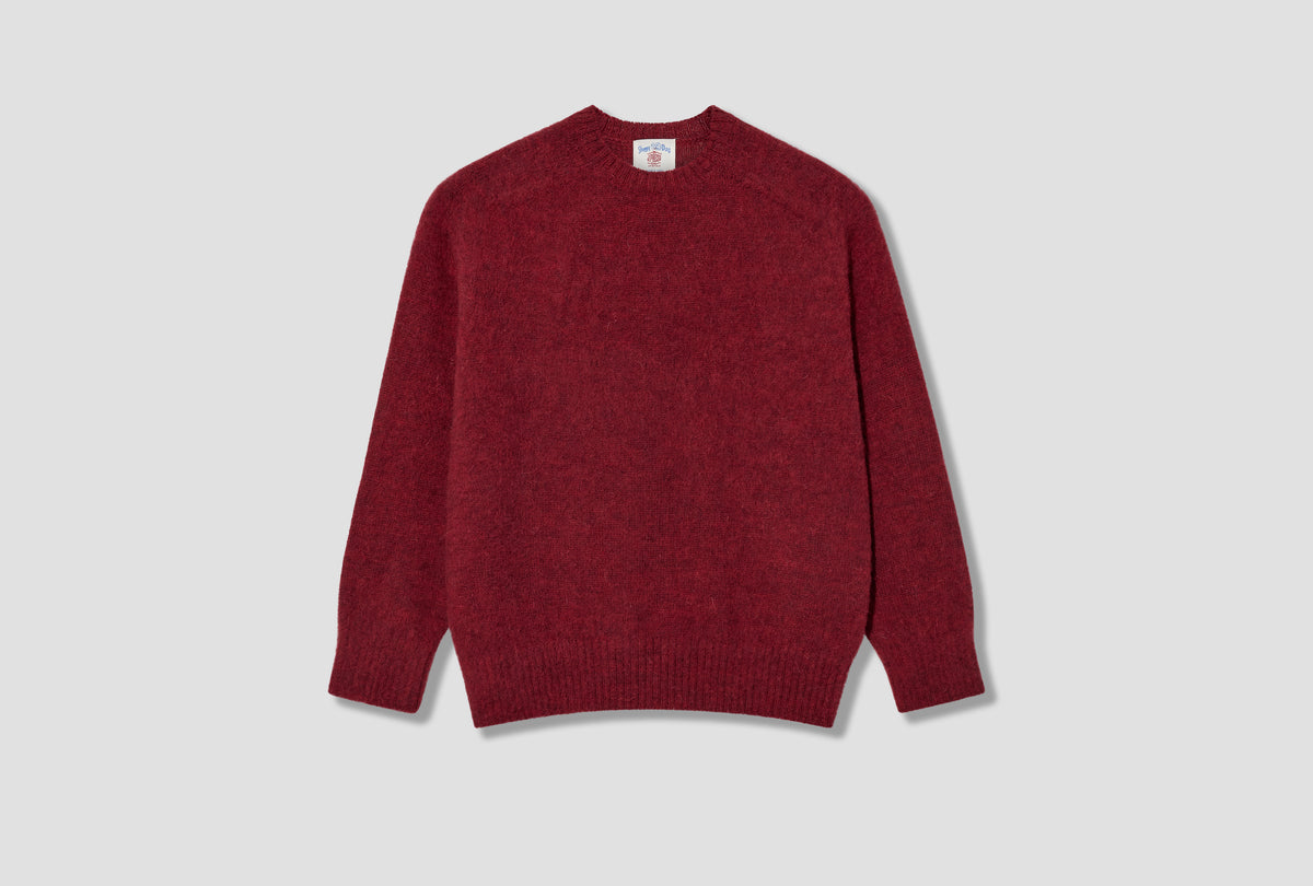 SADLE CREW NECK - SHAGGY DOG KR OA LW 0051 Red