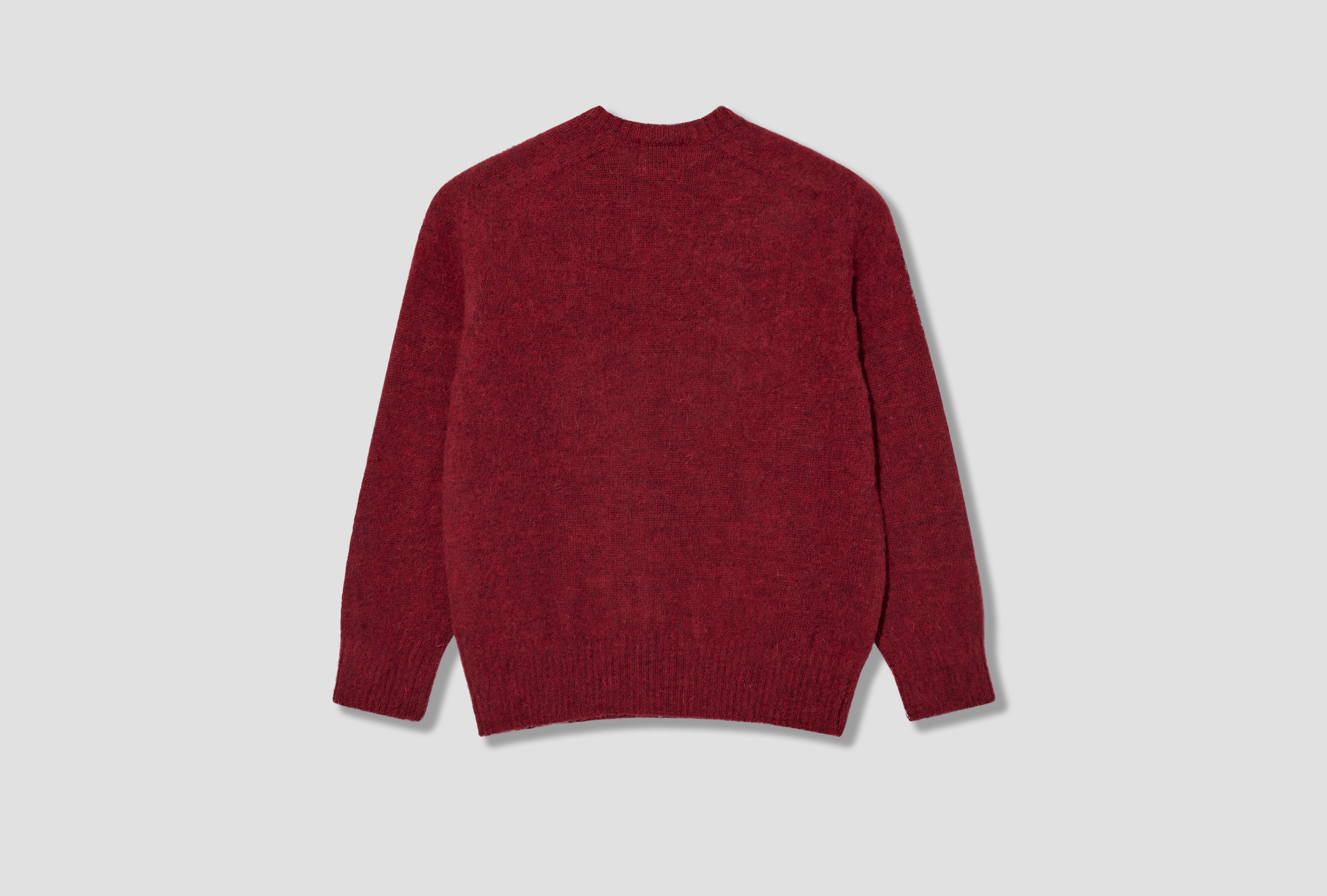 SADLE CREW NECK - SHAGGY DOG KR OA LW 0051 Red