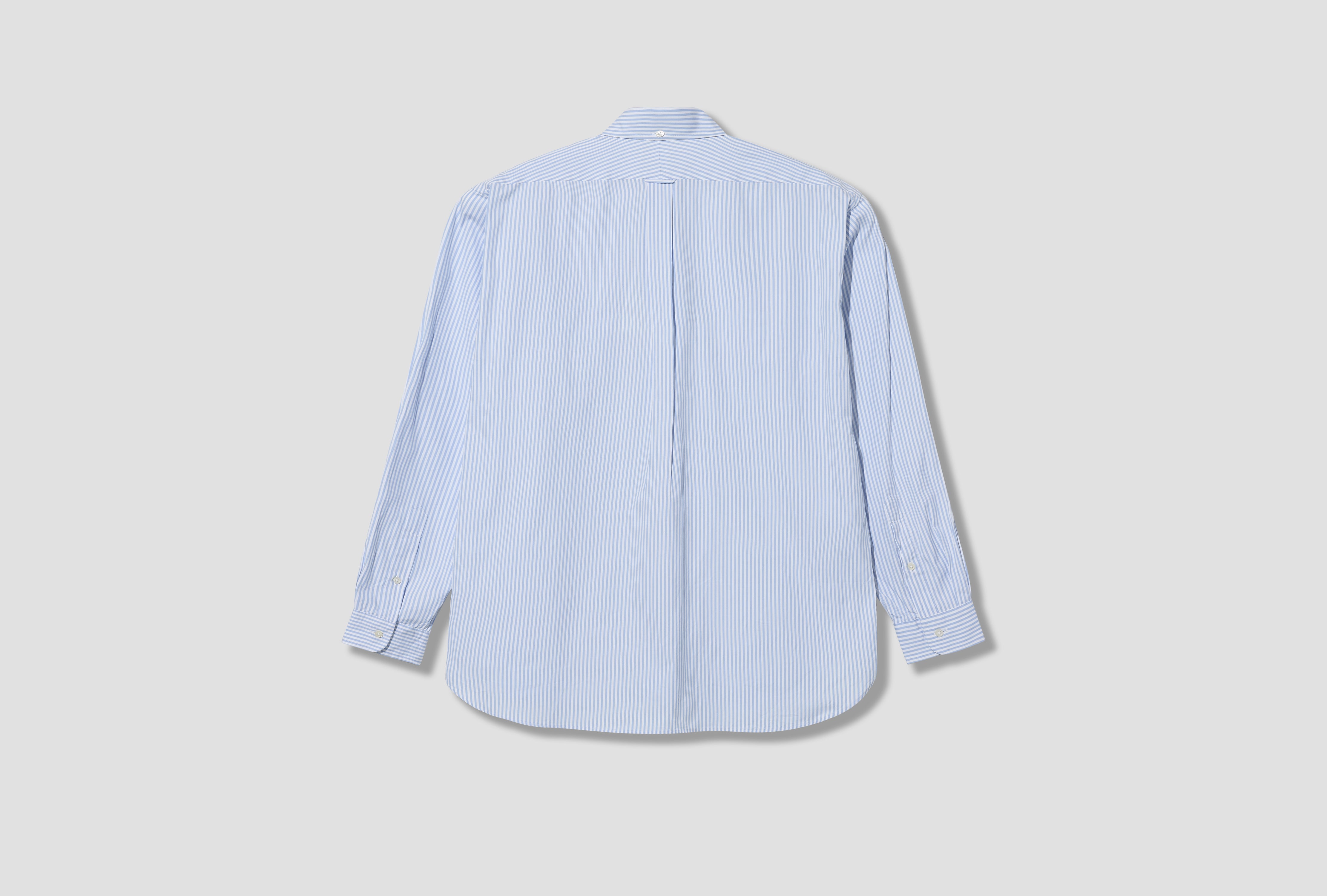 BAGGY FIT B.D. - PIN OXFORD HS OA LW 0902 Stripe
