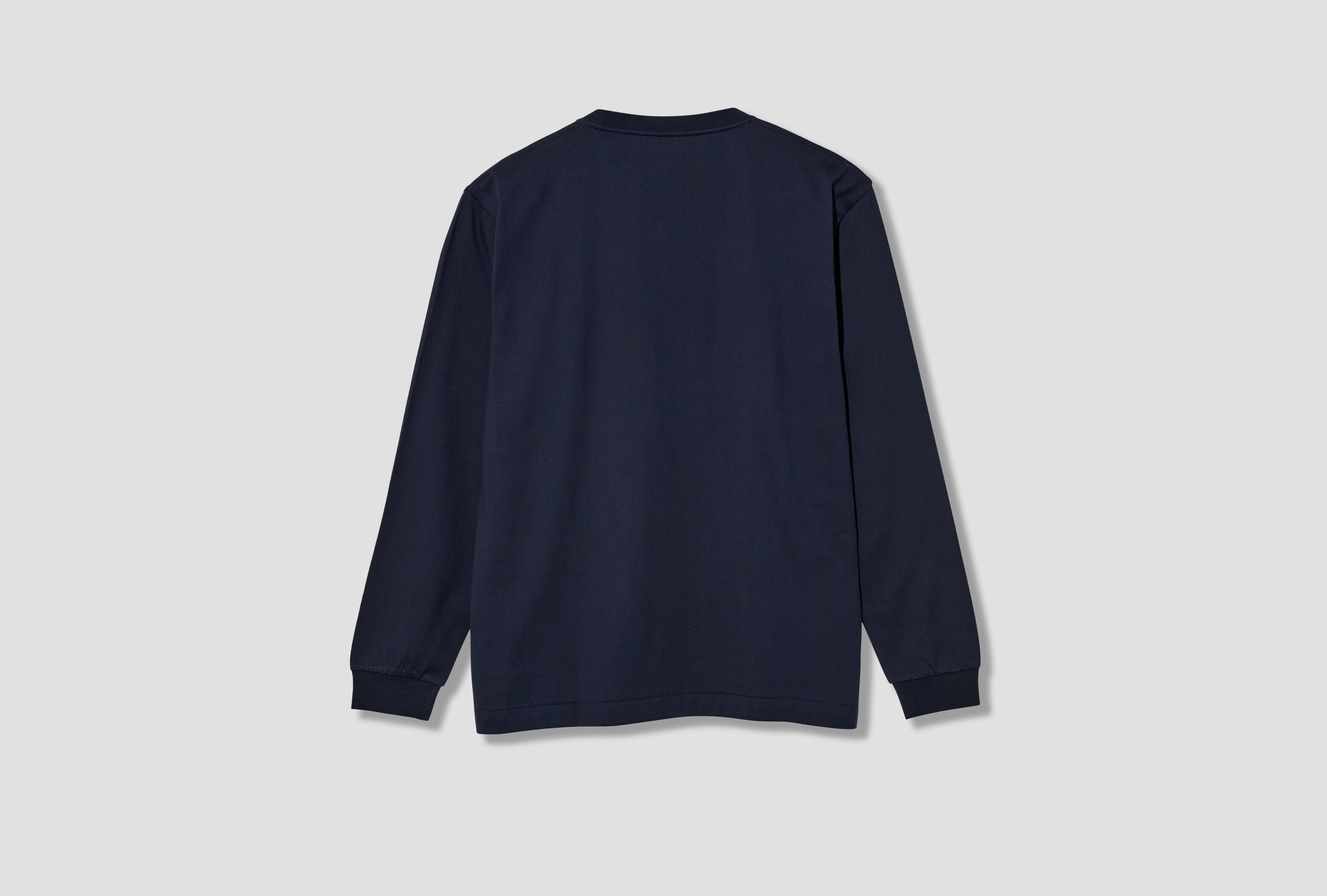COLLEGE LOGO-LONG TEE - 30/2 JERSEY KK OA LW 0311 Navy
