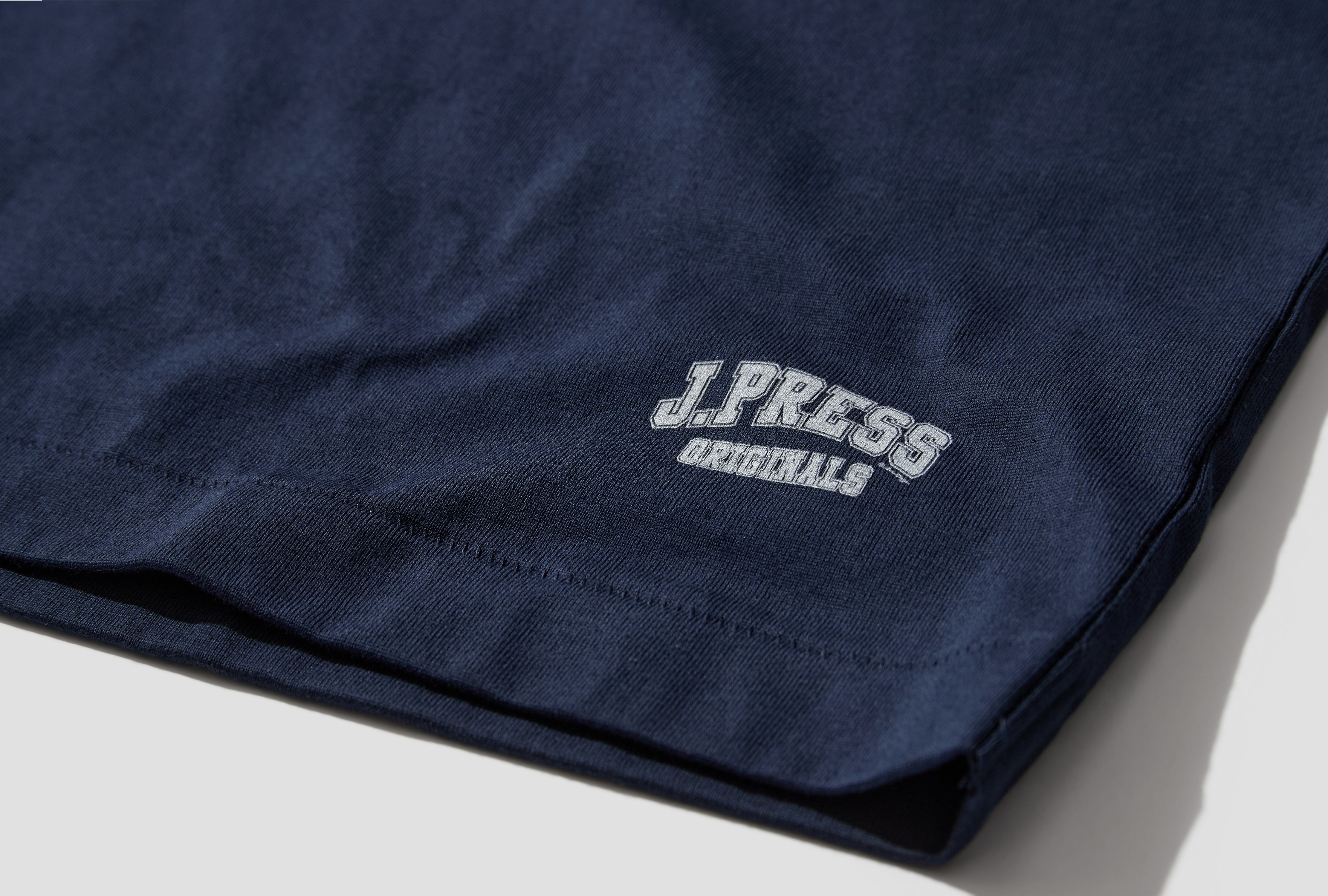 COLLEGE LOGO-LONG TEE - 30/2 JERSEY KK OA LW 0311 Navy