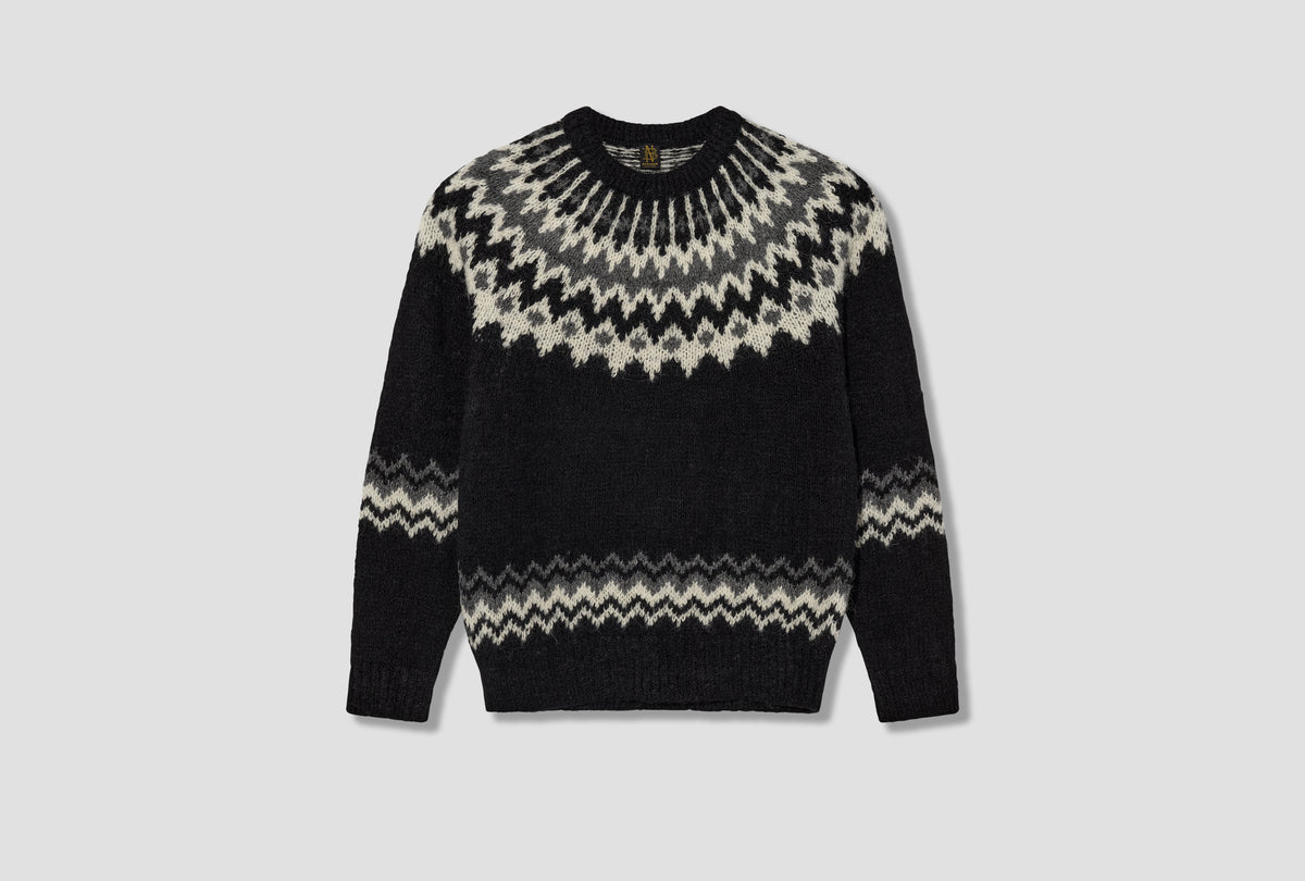 NORDIC CREW NECK BN-26FM-070 Black