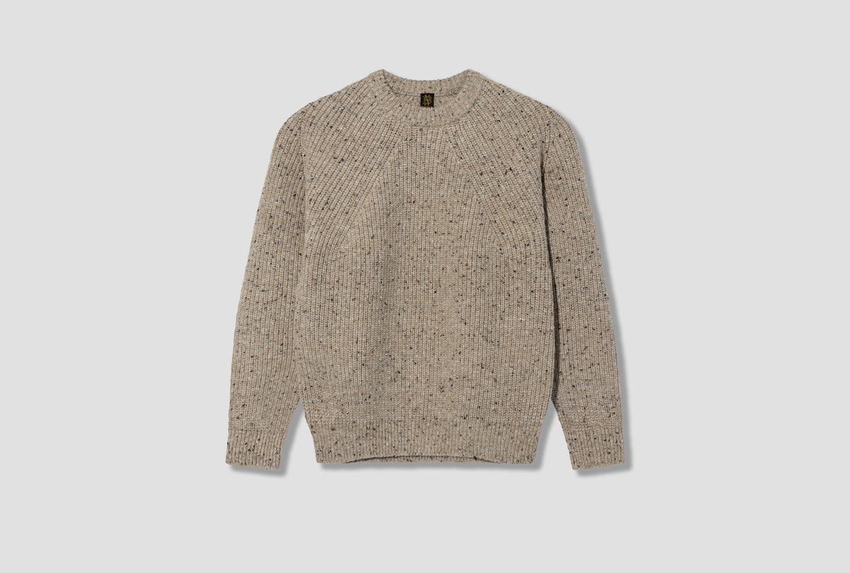 DONEGAL YARN SIGNATURE CREW NECK BN-26FM-079 Beige