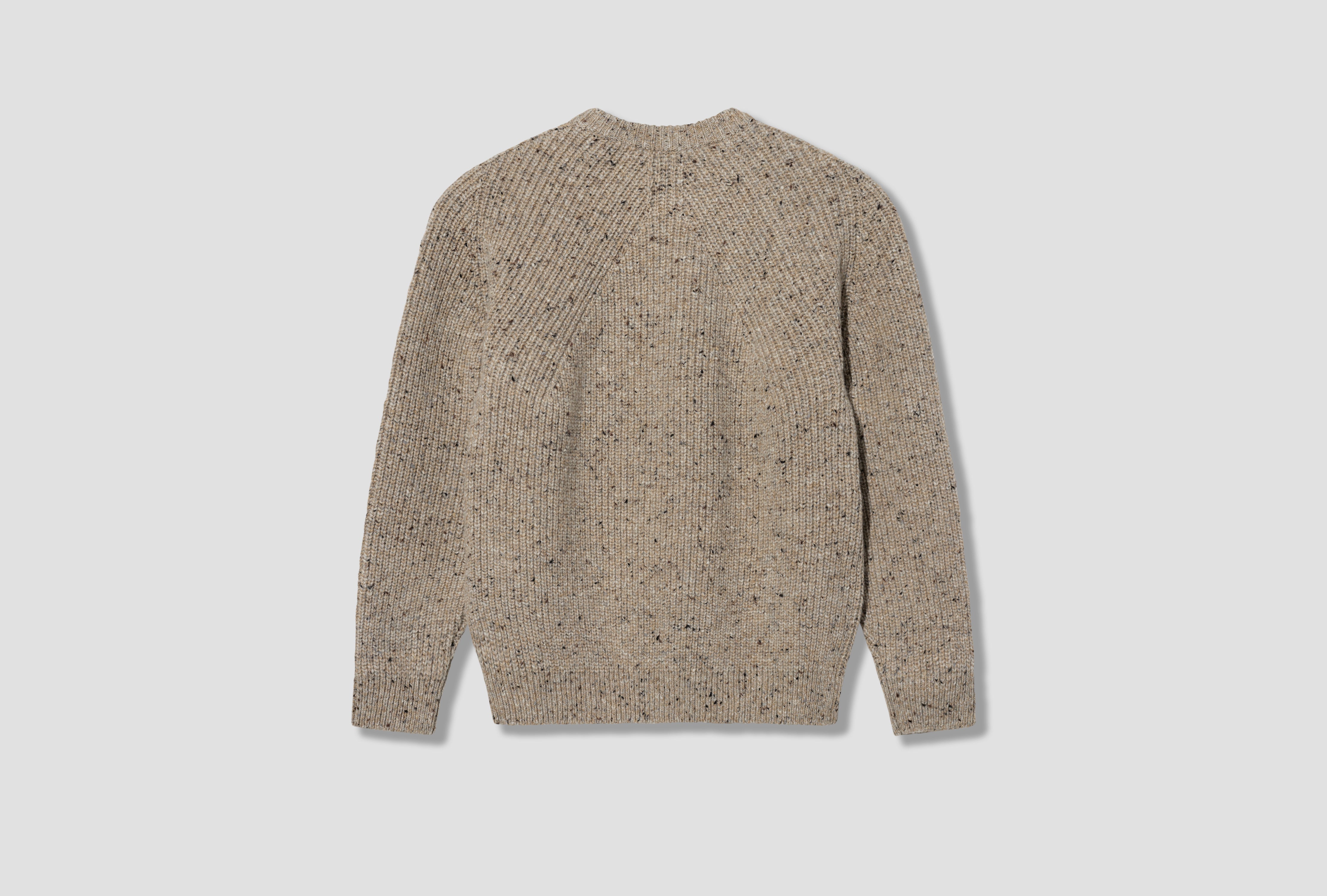DONEGAL YARN SIGNATURE CREW NECK BN-26FM-079 Beige