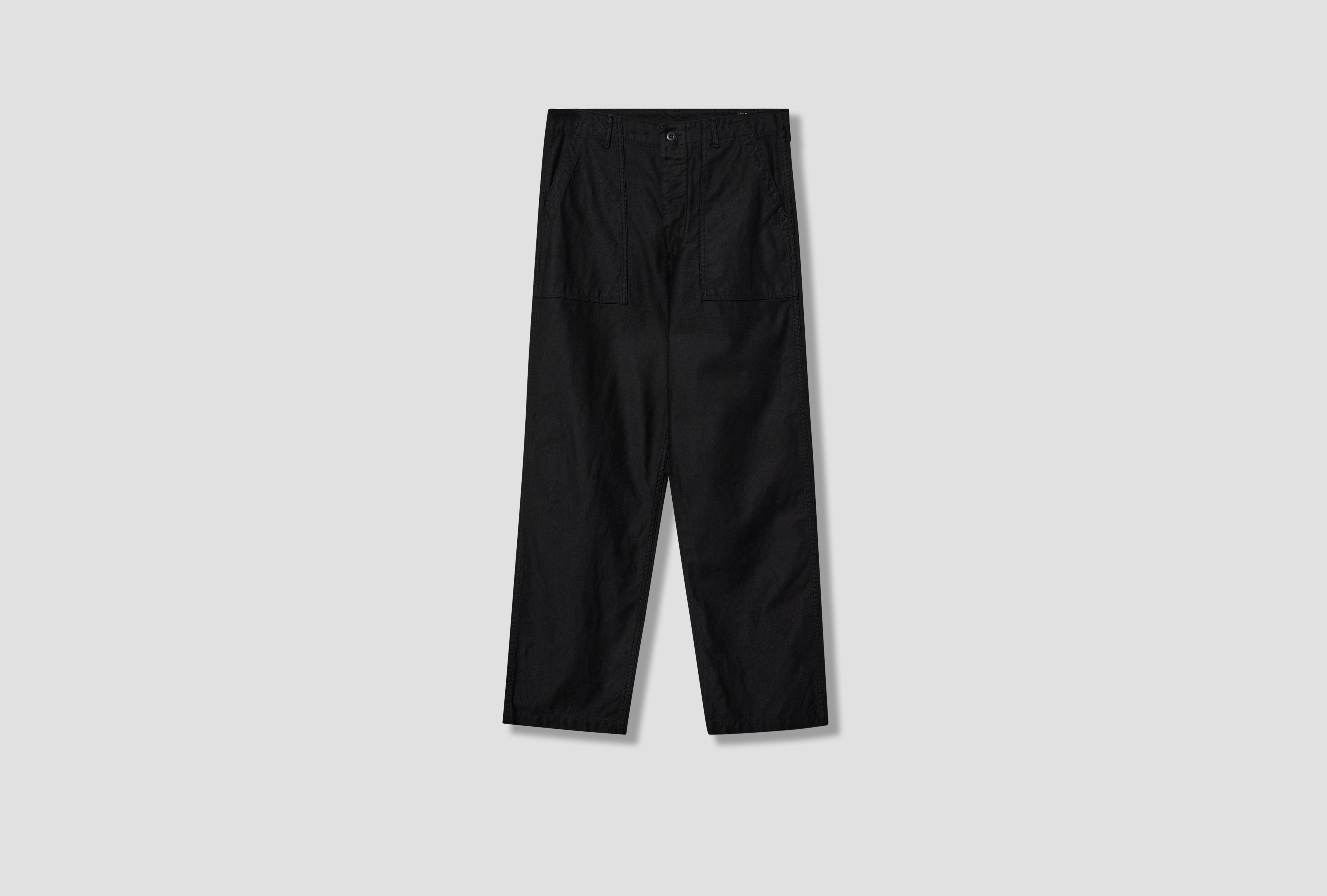 U.S ARMY FATIGUE PANTS - REVERSE SATEEN 01-5002-J61 Black