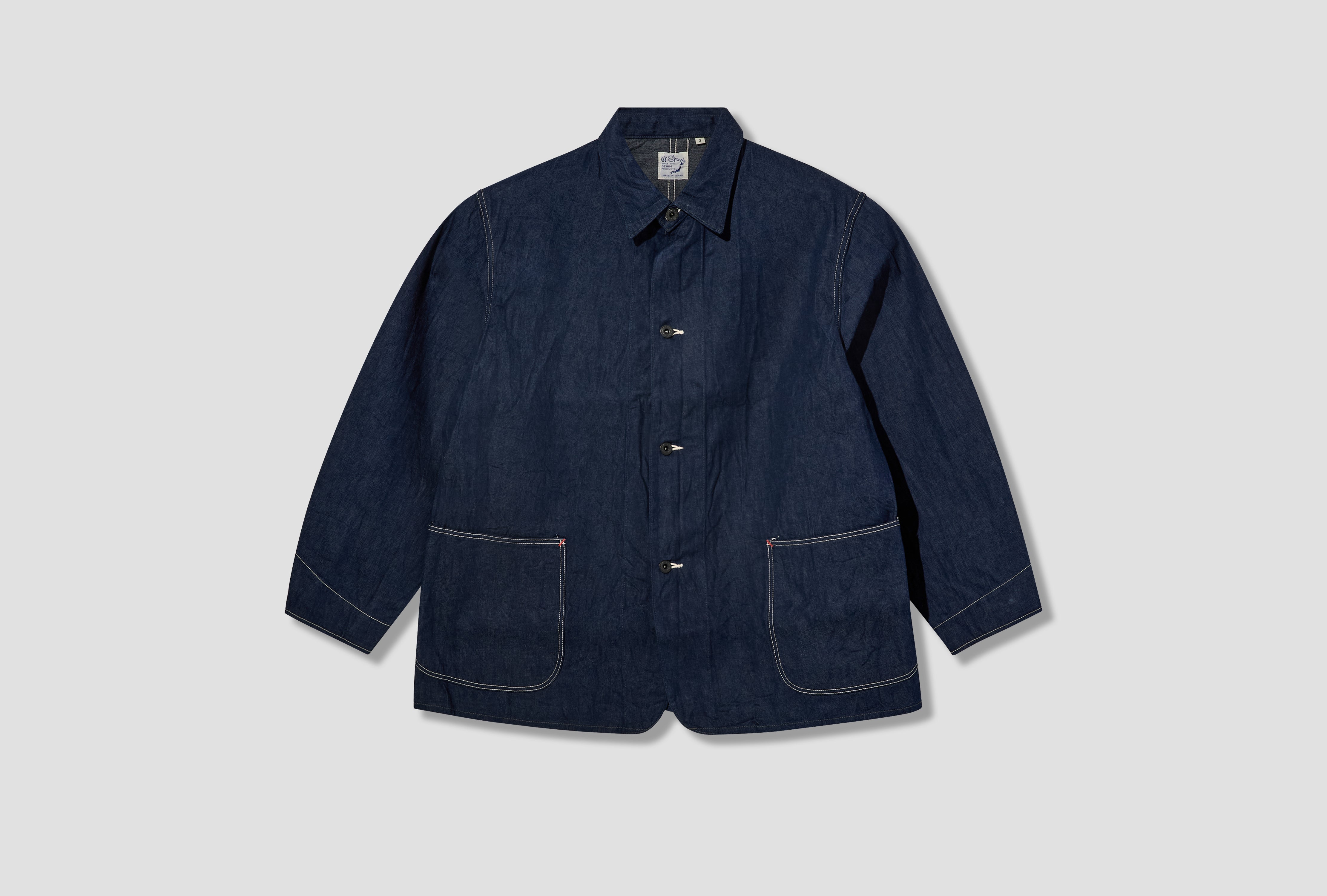 WWII SIMPLIFIED DENIM COVERALL - 8OZ JAPANESE DENIM / ONE WASH 01-6250-81 Blue
