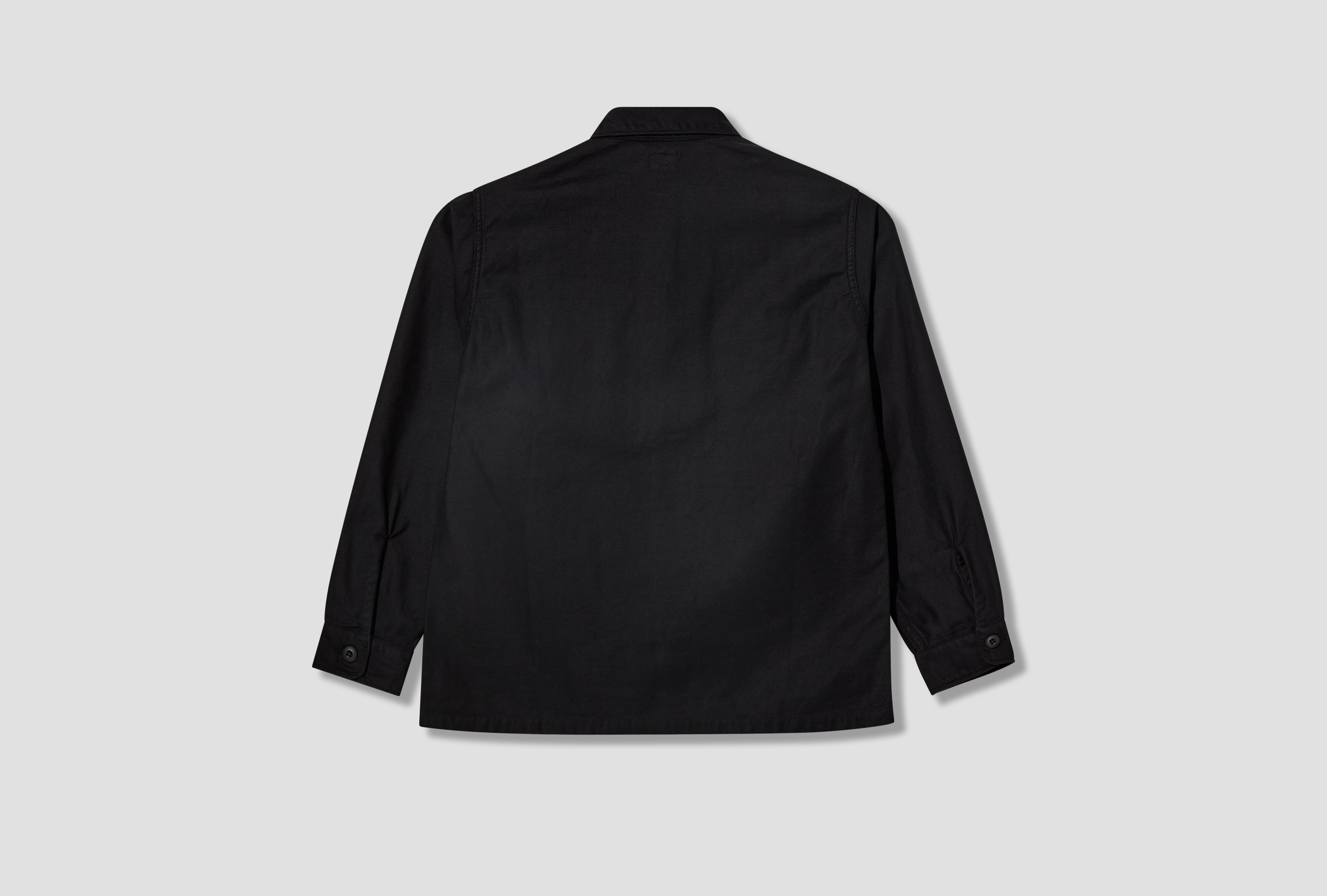 U.S ARMY UTILITY SHIRT - REVERSE SATEEN 03-8045-J61 Black