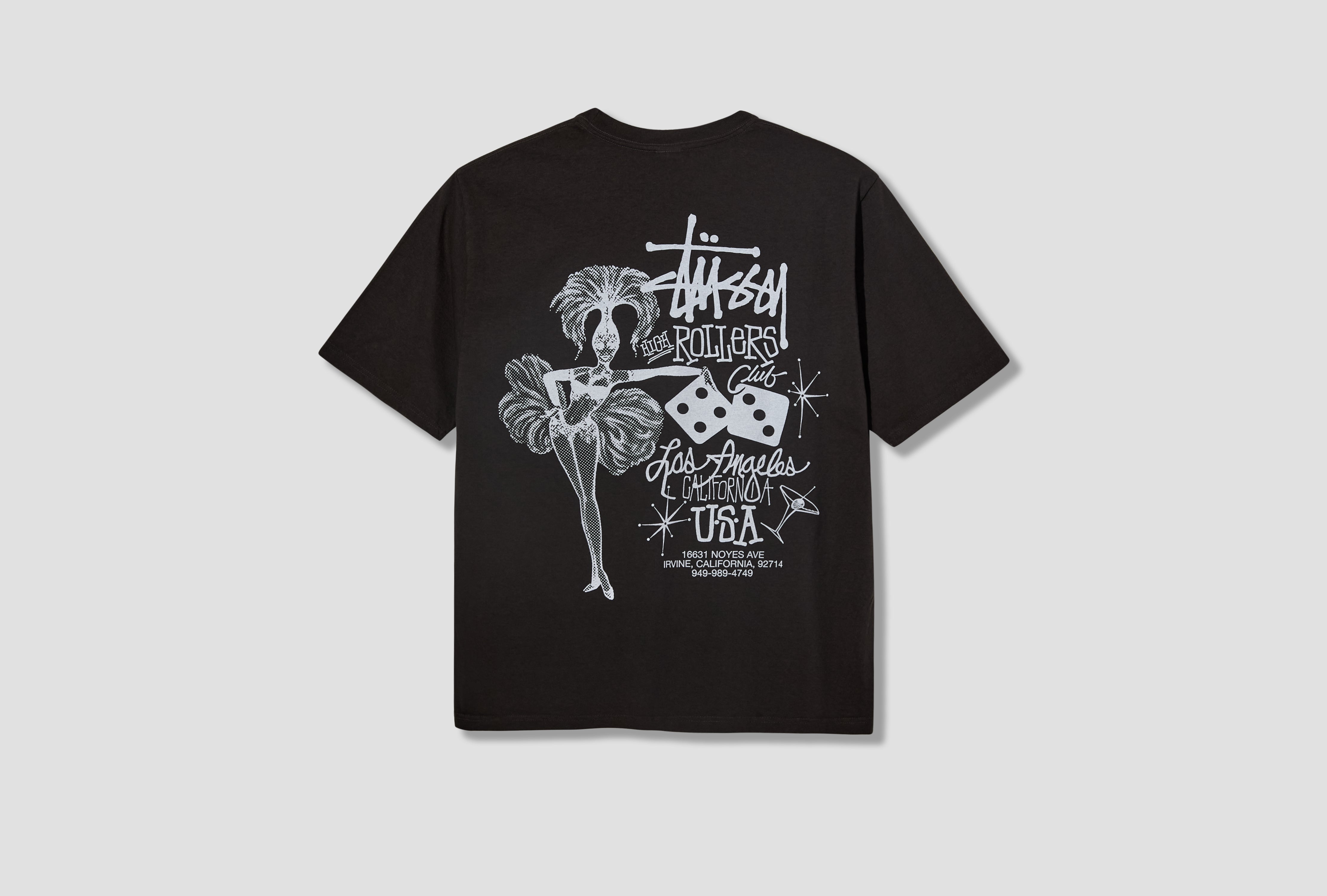 HIGH ROLLERS PIGMENT DYED TEE 1905200 Black