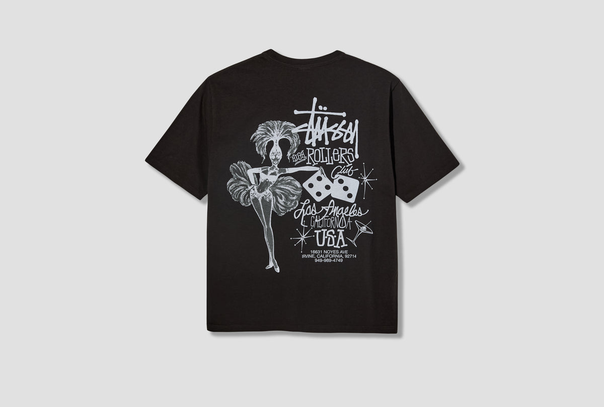 HIGH ROLLERS PIGMENT DYED TEE 1905200 Black