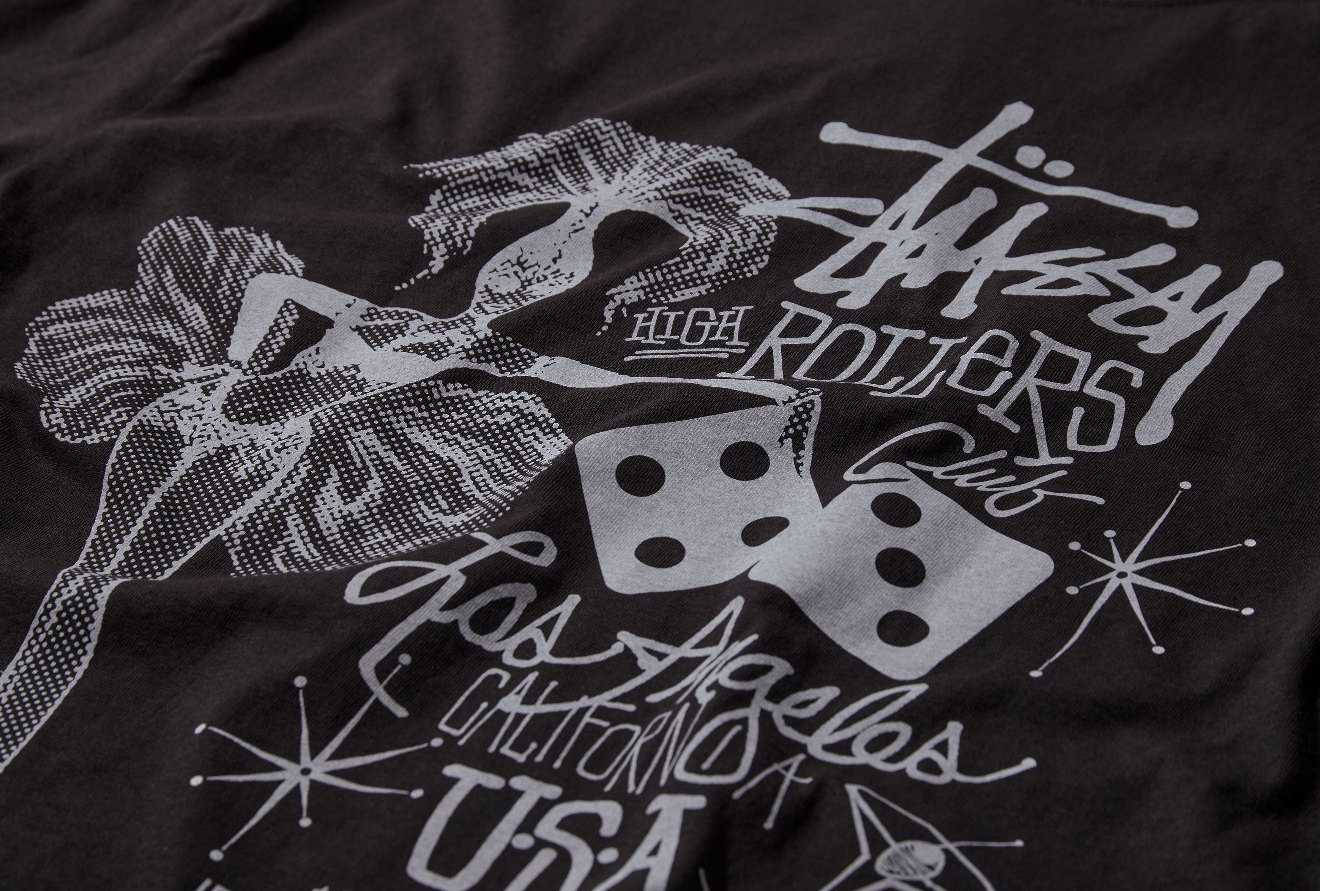 HIGH ROLLERS PIGMENT DYED TEE 1905200 Black