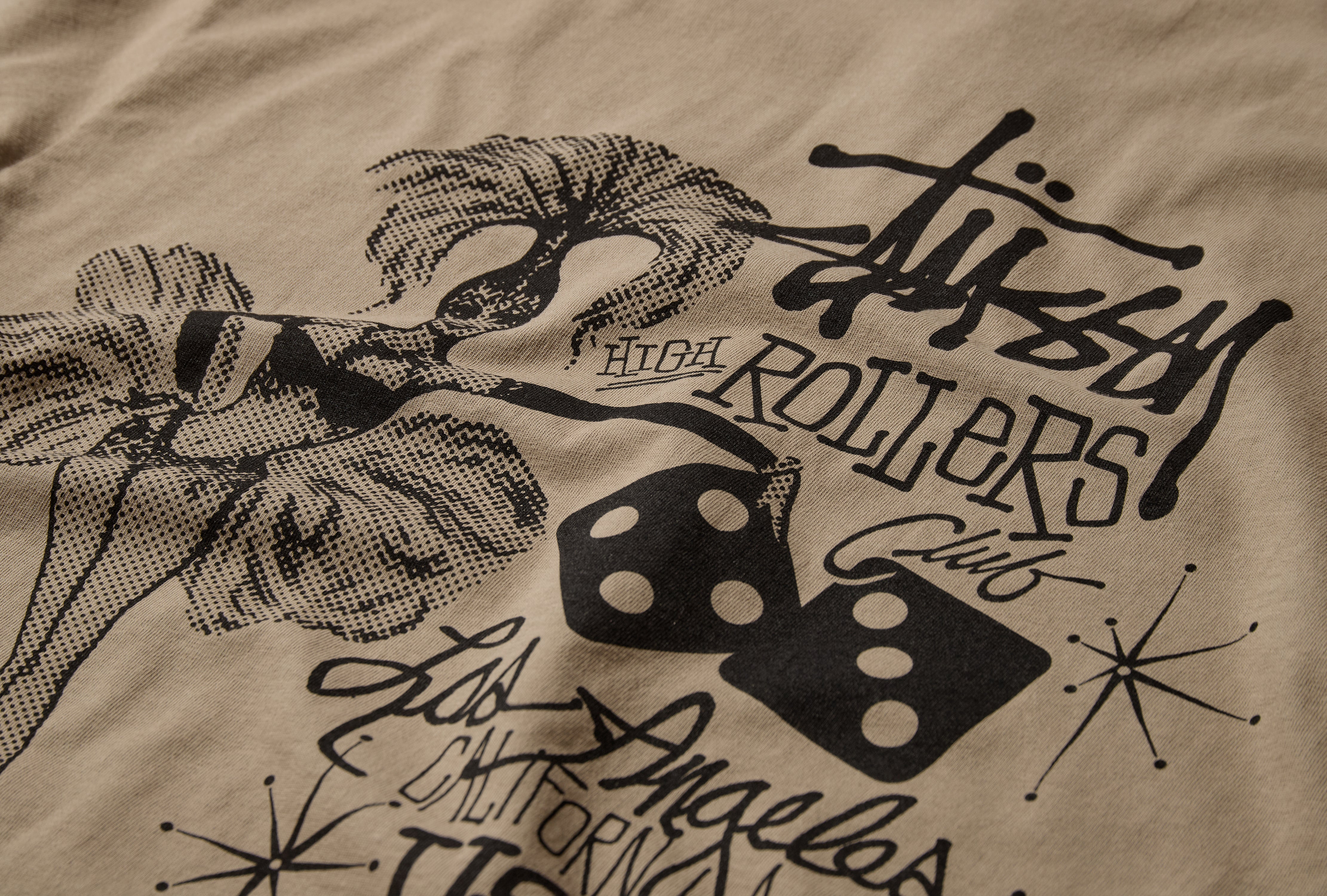 HIGH ROLLERS PIGMENT DYED TEE 1905200 Brown
