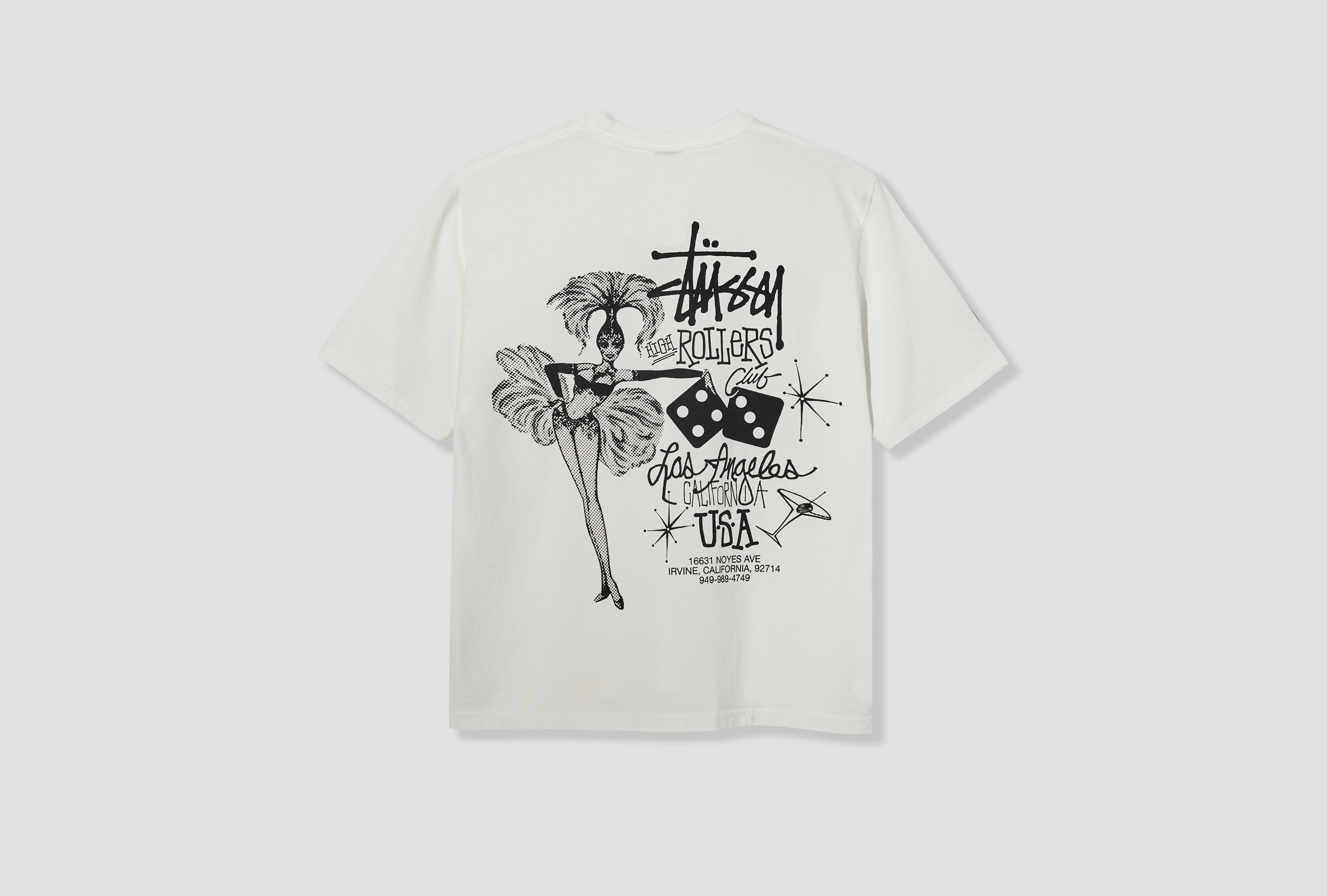 HIGH ROLLERS PIGMENT DYED TEE 1905200 Off white