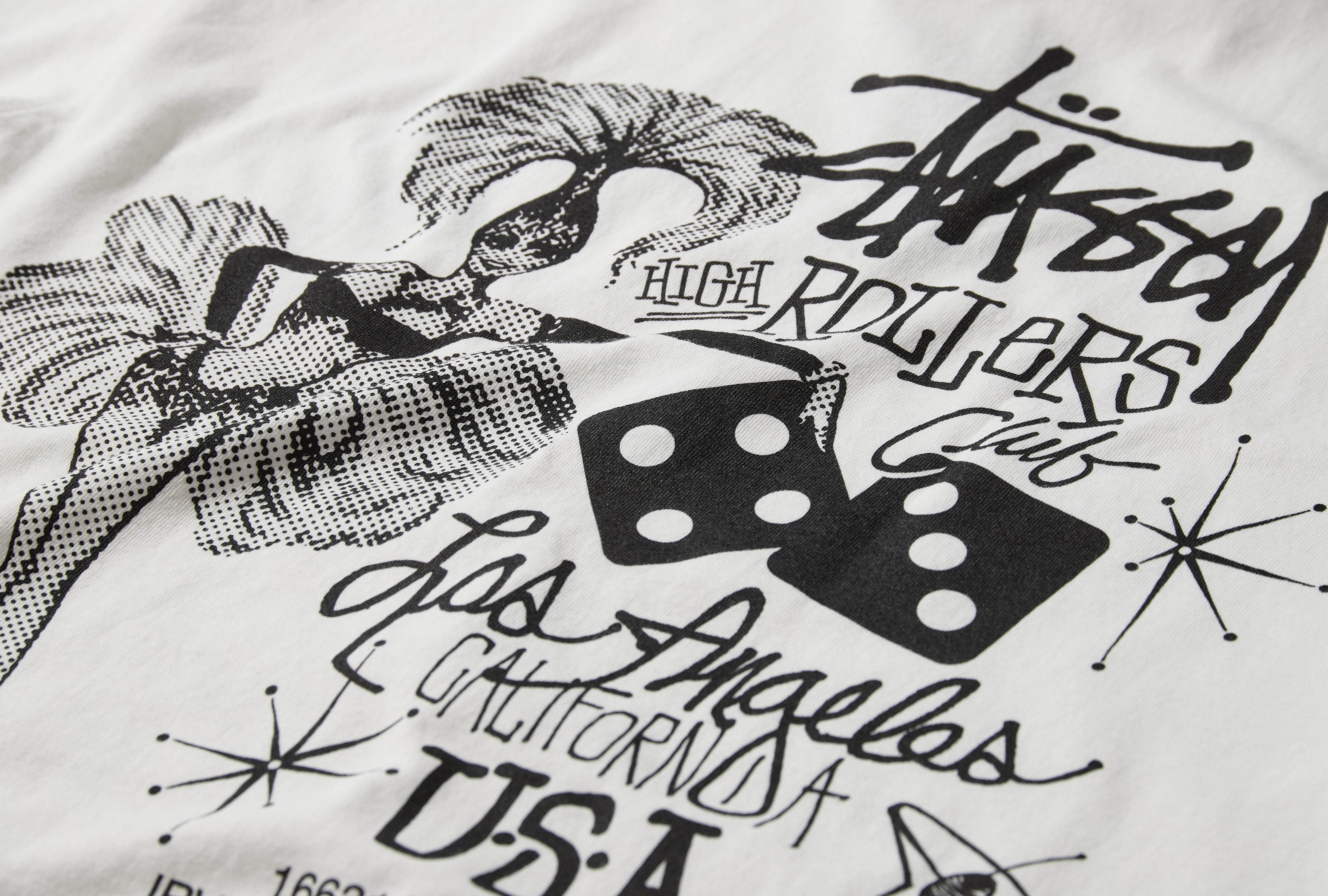 HIGH ROLLERS PIGMENT DYED TEE 1905200 Off white