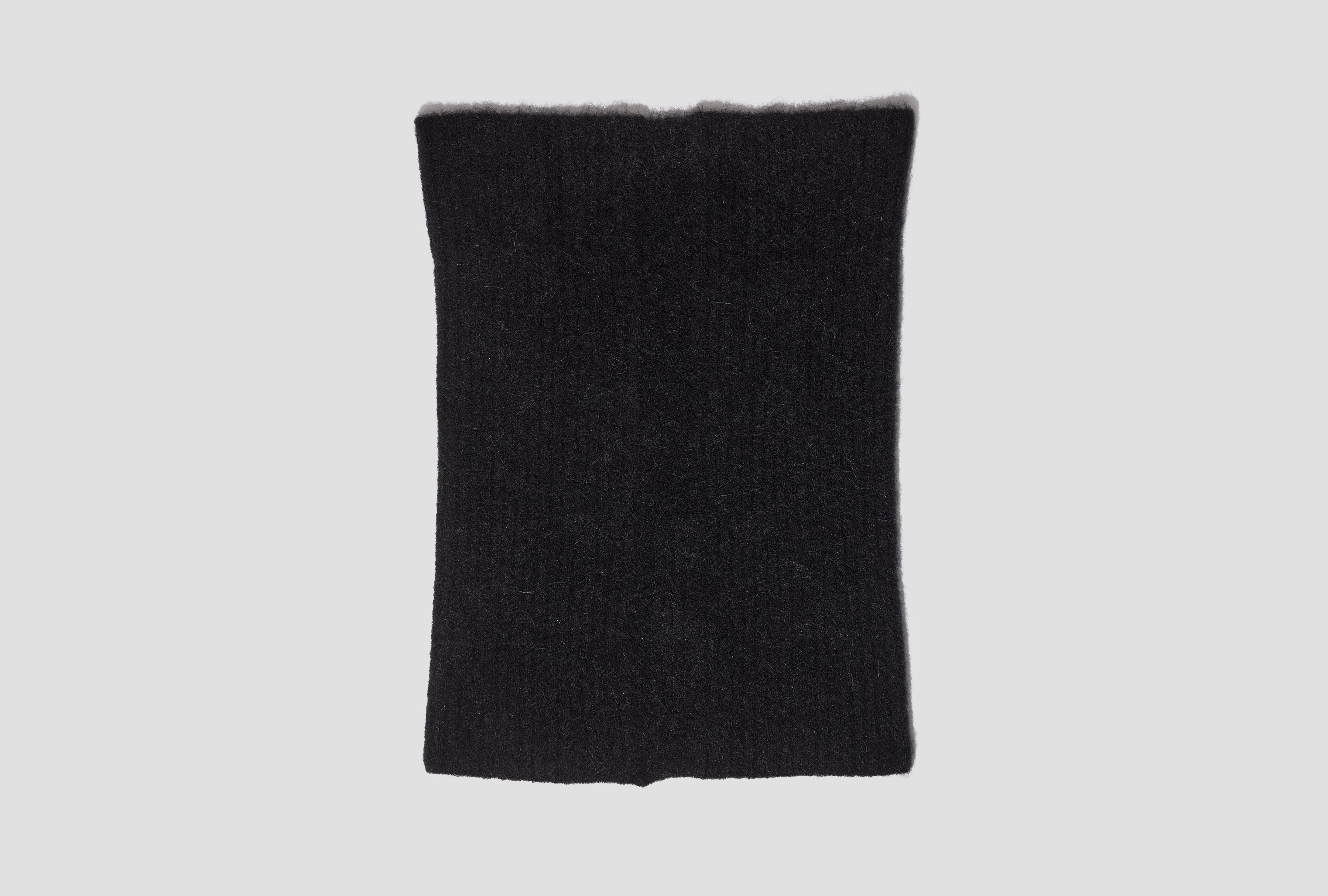 TUBE SCARF - ALPACA KNIT / BLACK RU02F4484 KWP