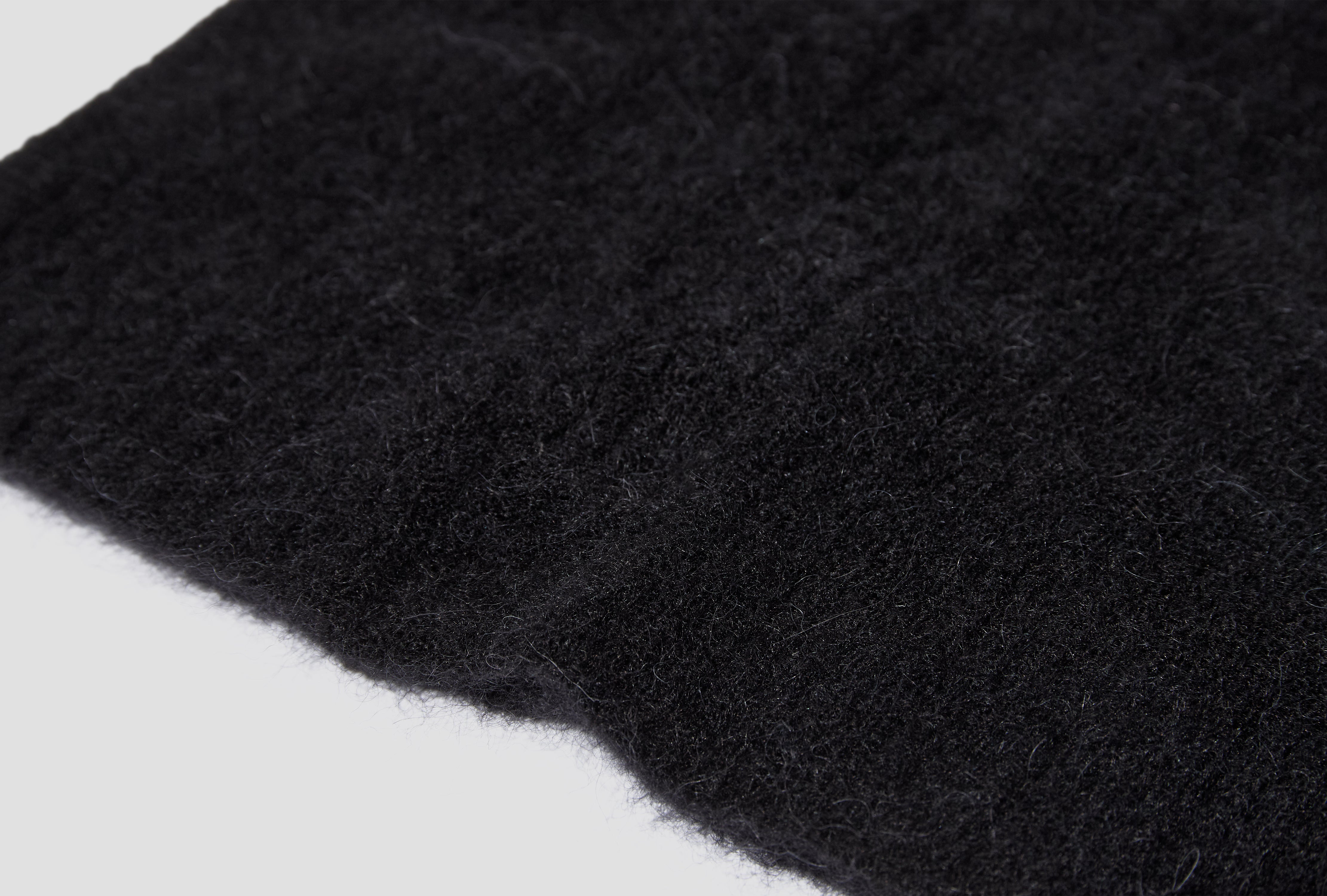 TUBE SCARF - ALPACA KNIT / BLACK RU02F4484 KWP