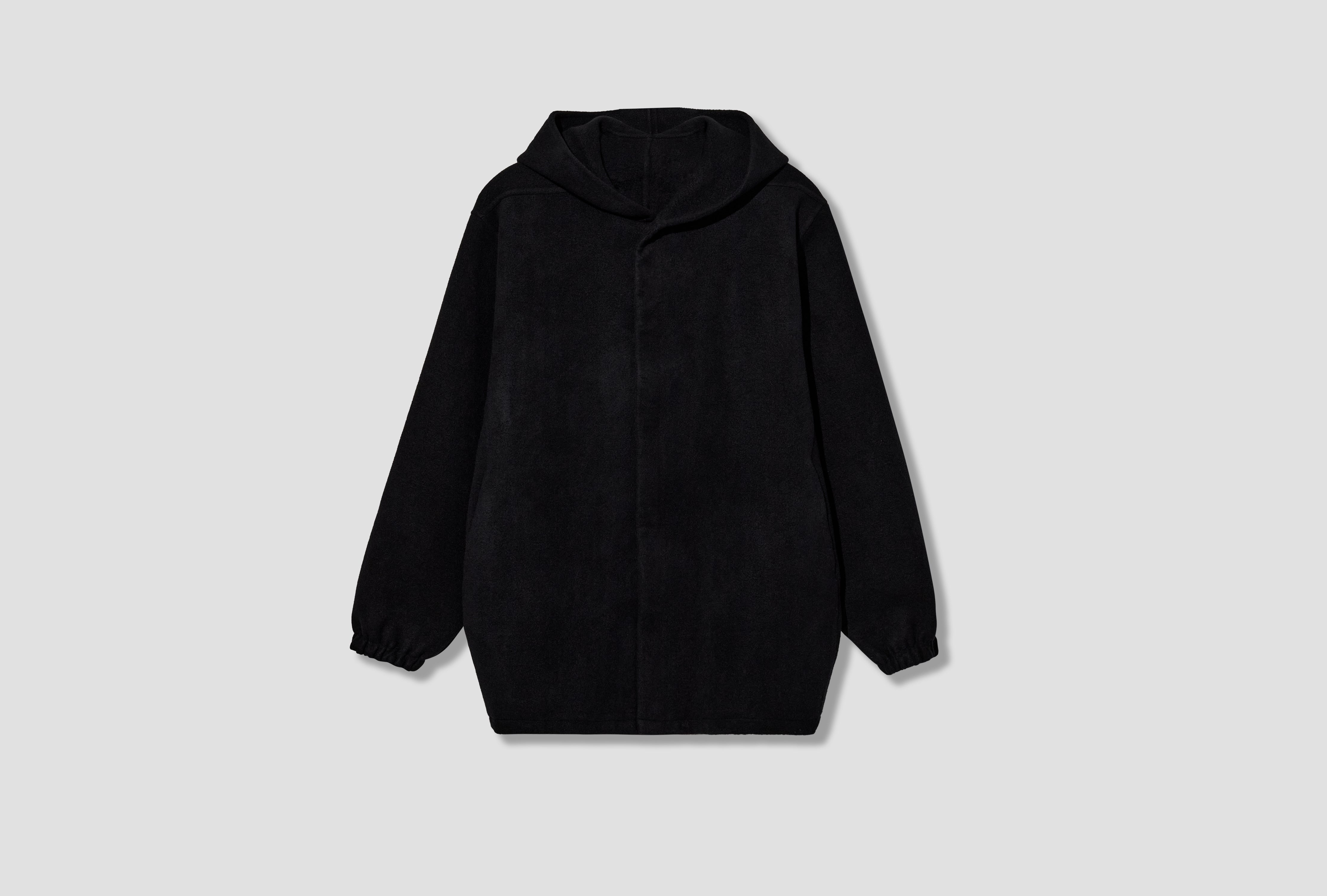 HOODED TOUR JKT - DOUBLE CASHMERE / BLACK RR02F4710 DDR
