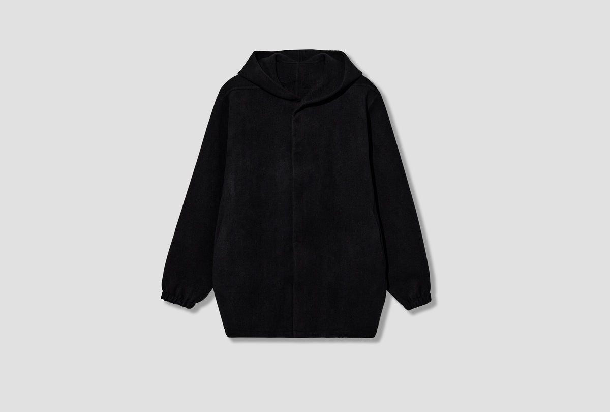 HOODED TOUR JKT - DOUBLE CASHMERE / BLACK RR02F4710 DDR