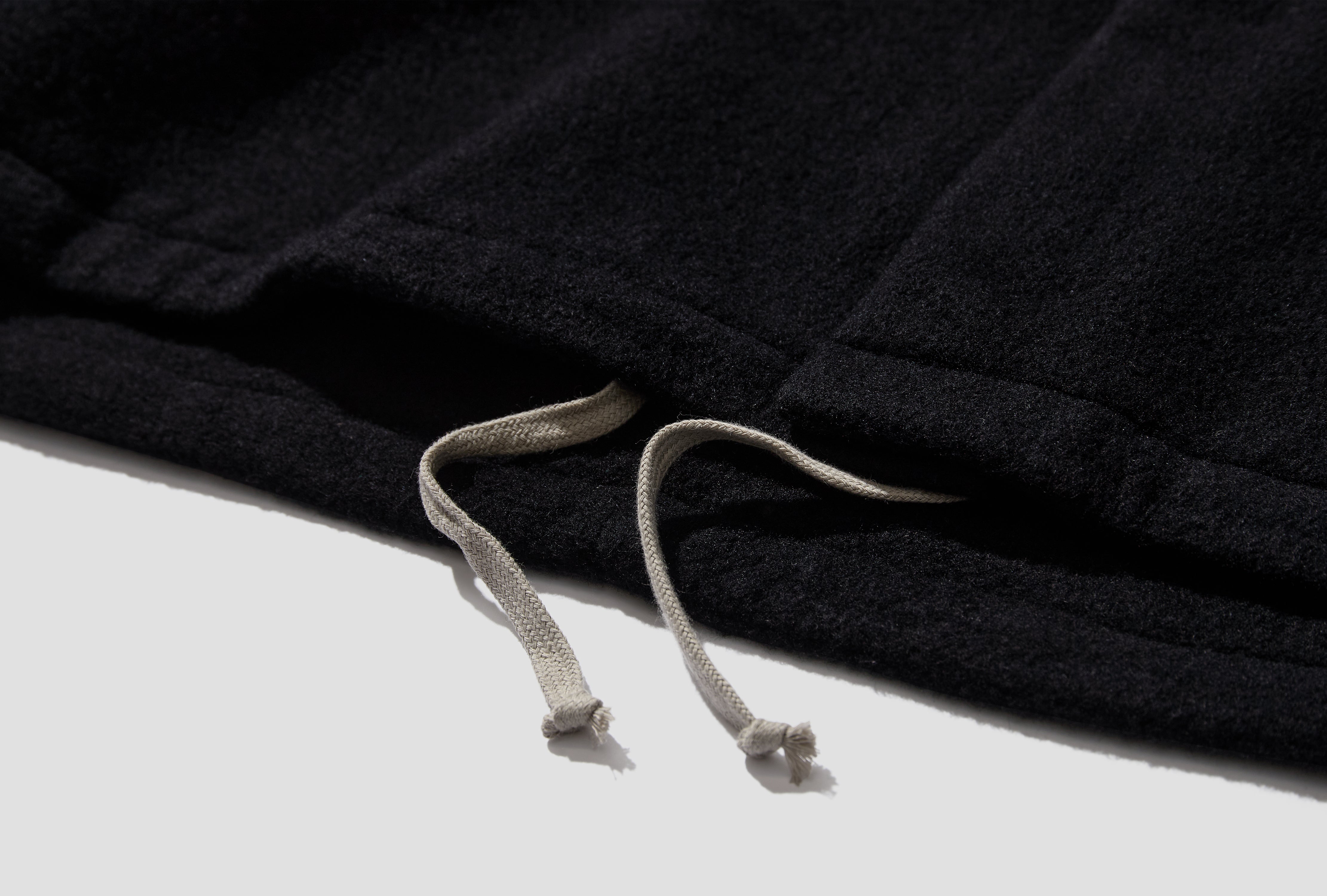 HOODED TOUR JKT - DOUBLE CASHMERE / BLACK RR02F4710 DDR