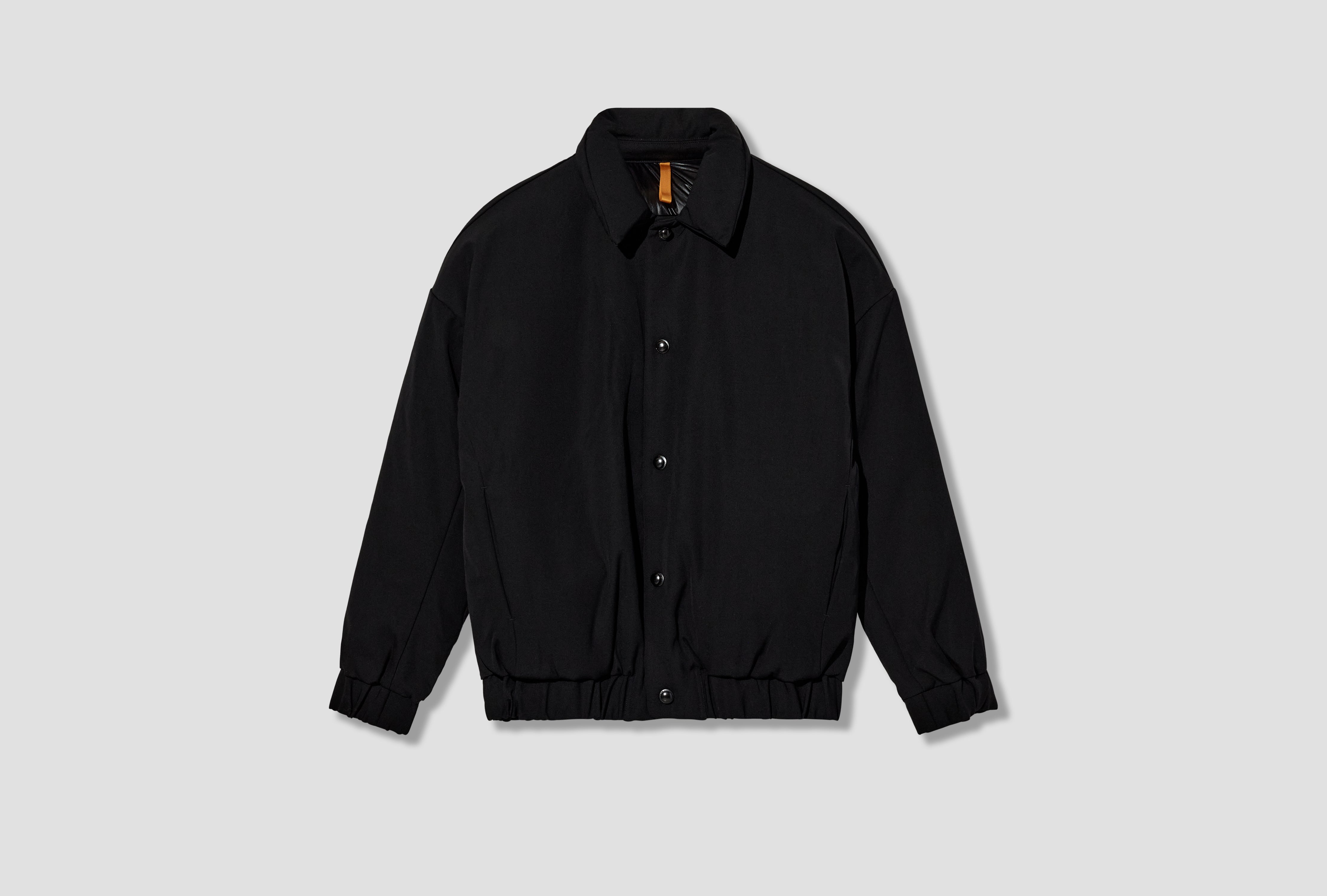DOUBLE DOWN BLOUSON - BLACK IMPACT WOOL R21D6