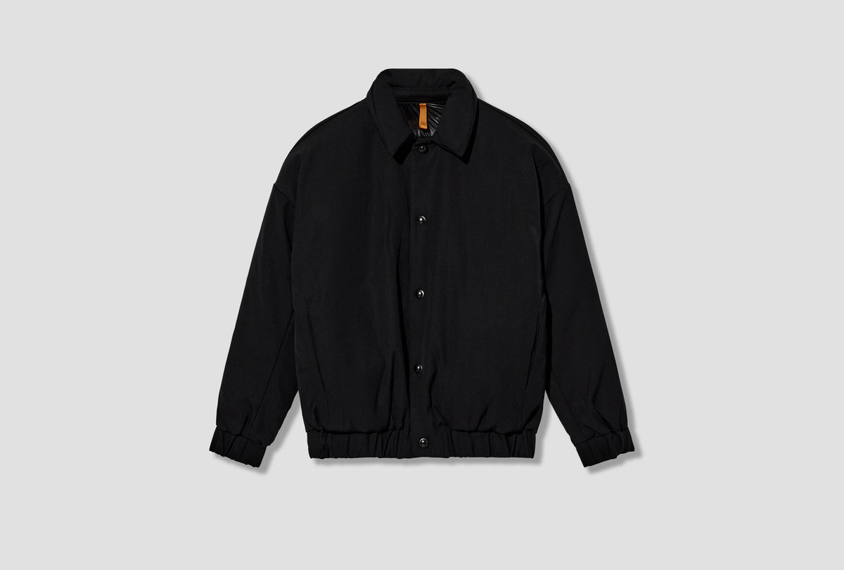 DOUBLE DOWN BLOUSON - BLACK IMPACT WOOL R21D6