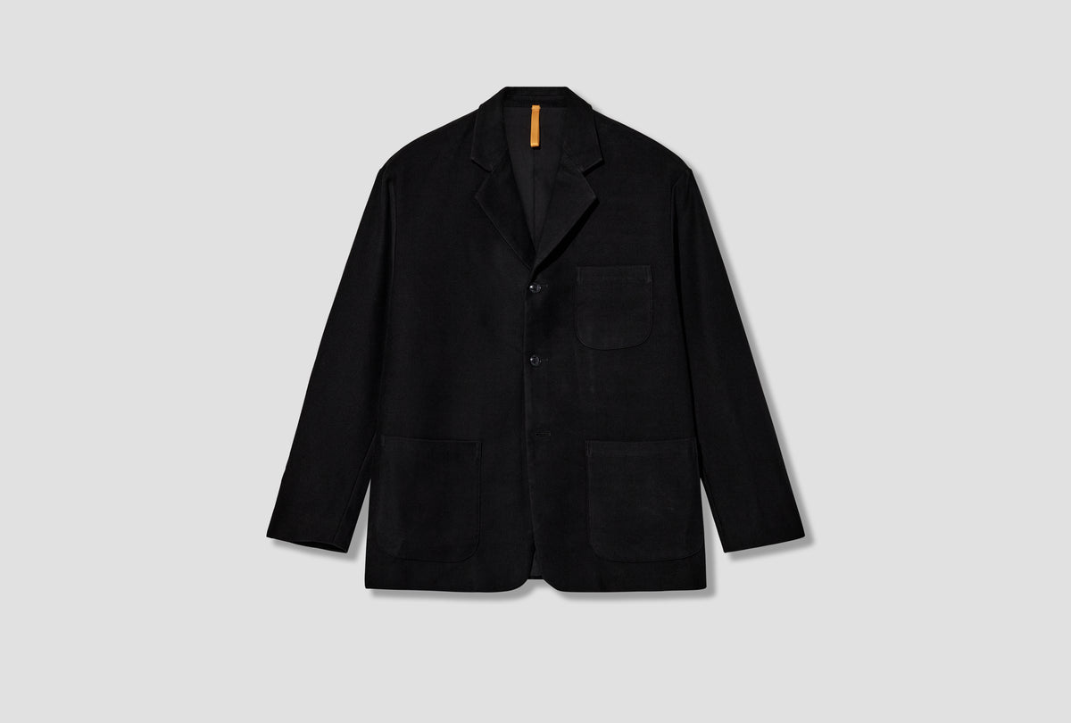 PATCH BLAZER - FLUID SUPIMA BACK-SATIN R21Y2