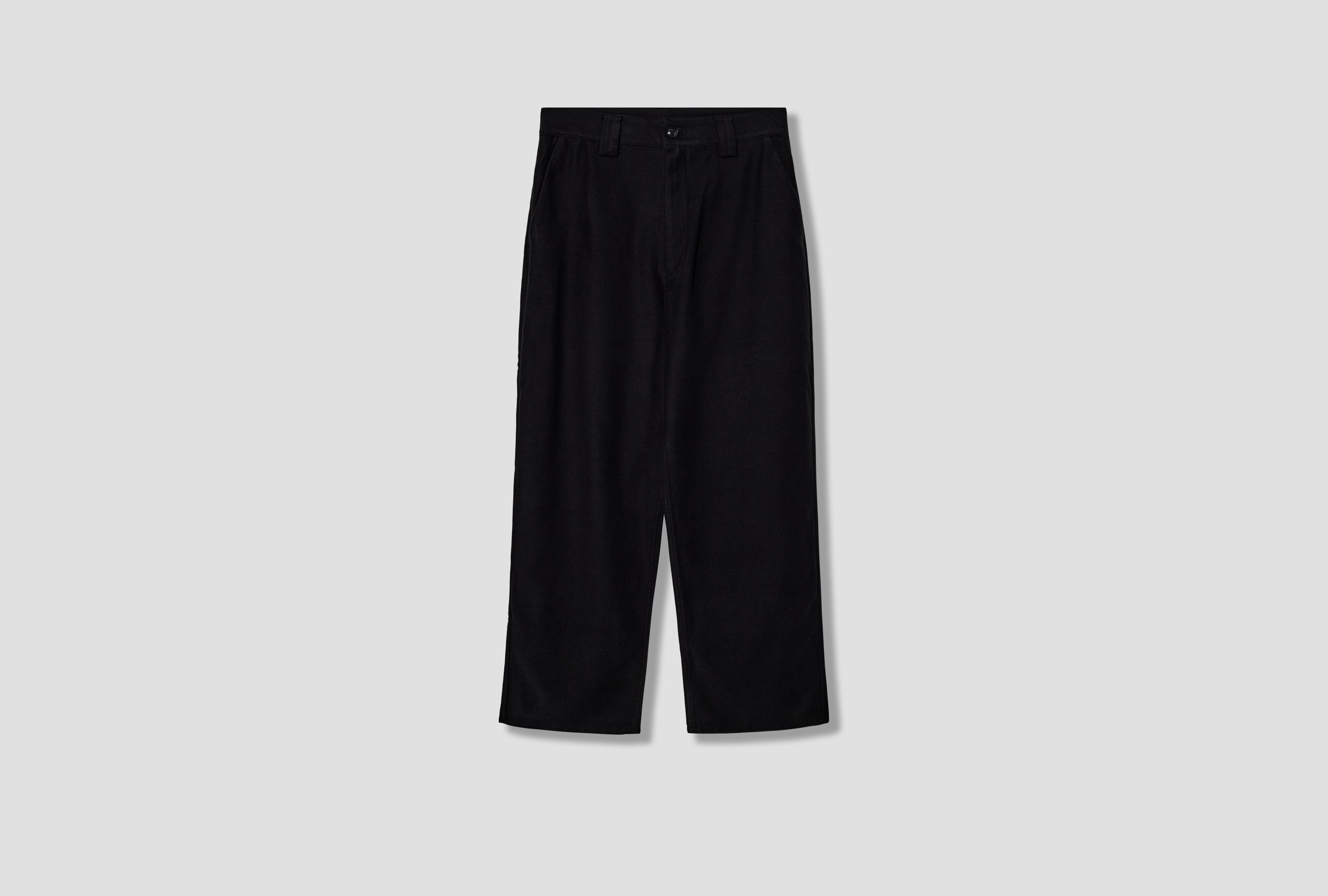 PATCH PANTS - FLUID SUPIMA BACK-SATIN R21Y6