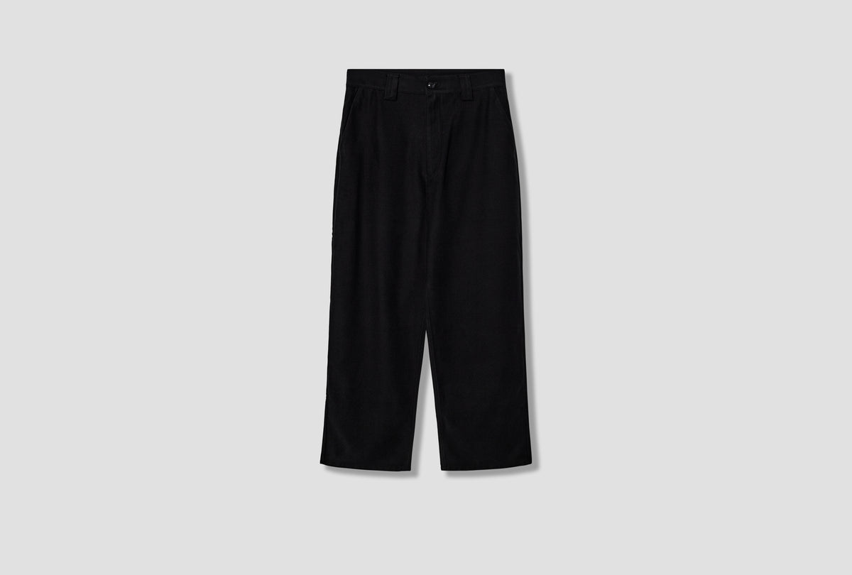 PATCH PANTS - FLUID SUPIMA BACK-SATIN R21Y6
