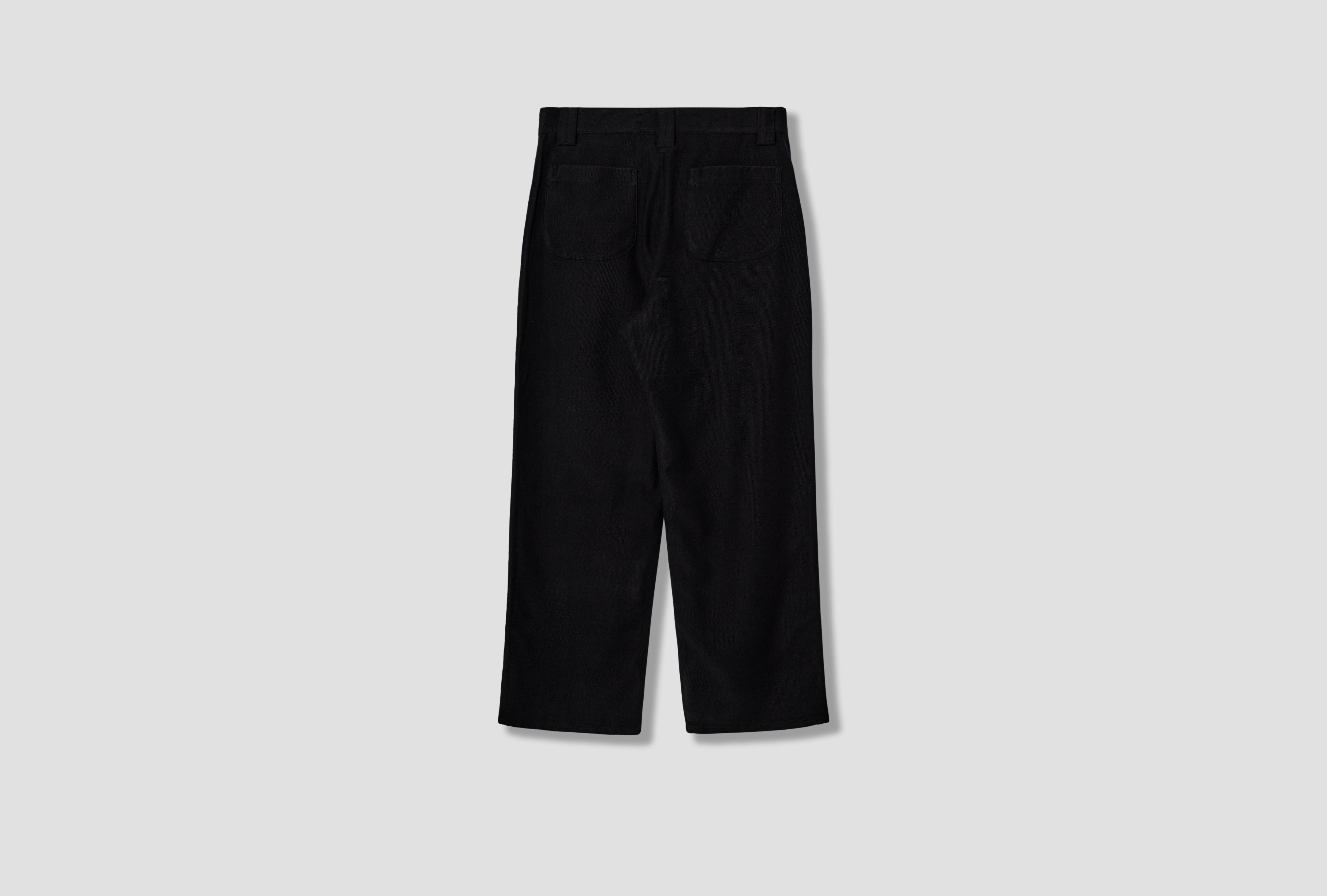 PATCH PANTS - FLUID SUPIMA BACK-SATIN R21Y6