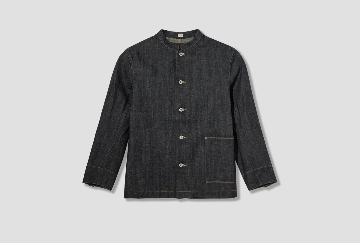 LOT.706 STAND COLLAR DENIM JACKET - RAW INDIGO TT26AW706